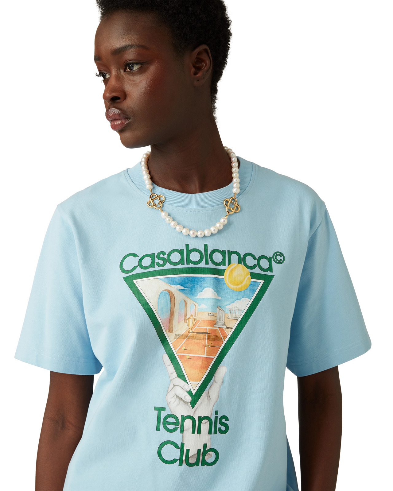 Metaphysical Tennis Icon T-Shirt | Casablanca Paris - 7