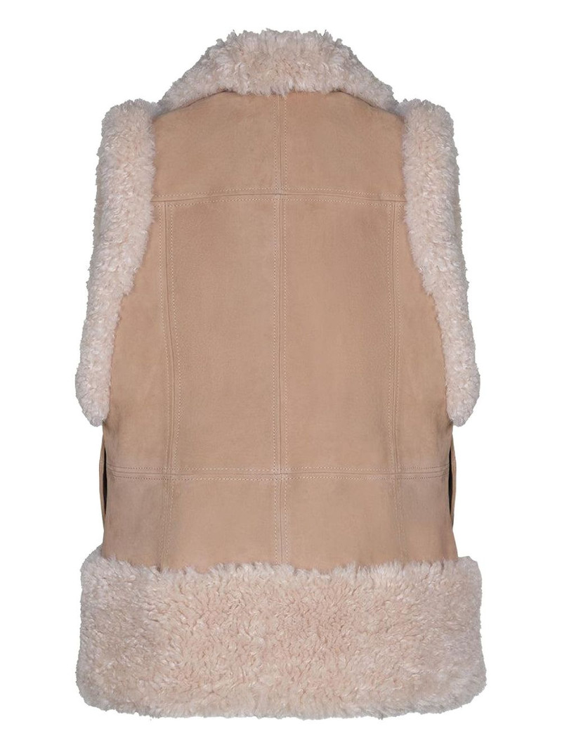 Johanna Ortiz Salty Air shearling vest outlook
