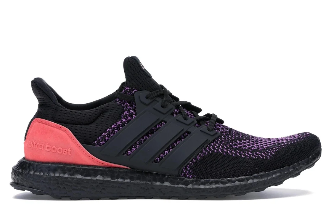 adidas Ultra Boost Core Black Active Purple Shock Red - 1