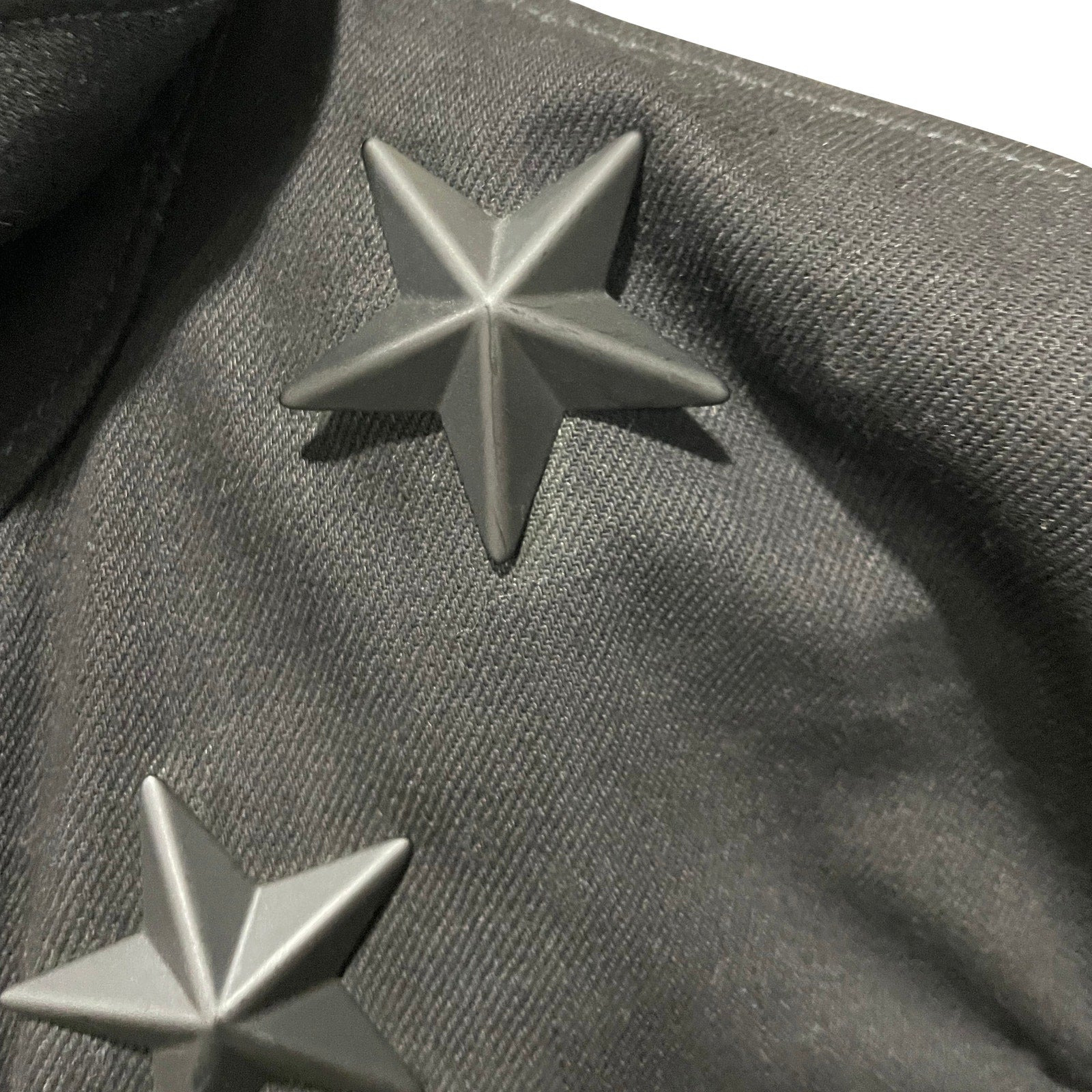 Givenchy Star-Studded Denim Jacket - Black - 8