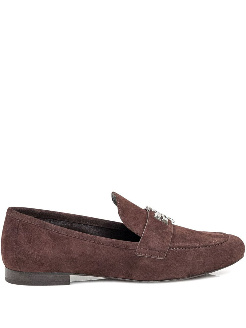 Eleanor logo-plaque loafers 1