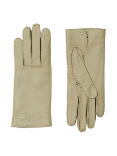 Burberry Equestrian Knight leather gloves outlook