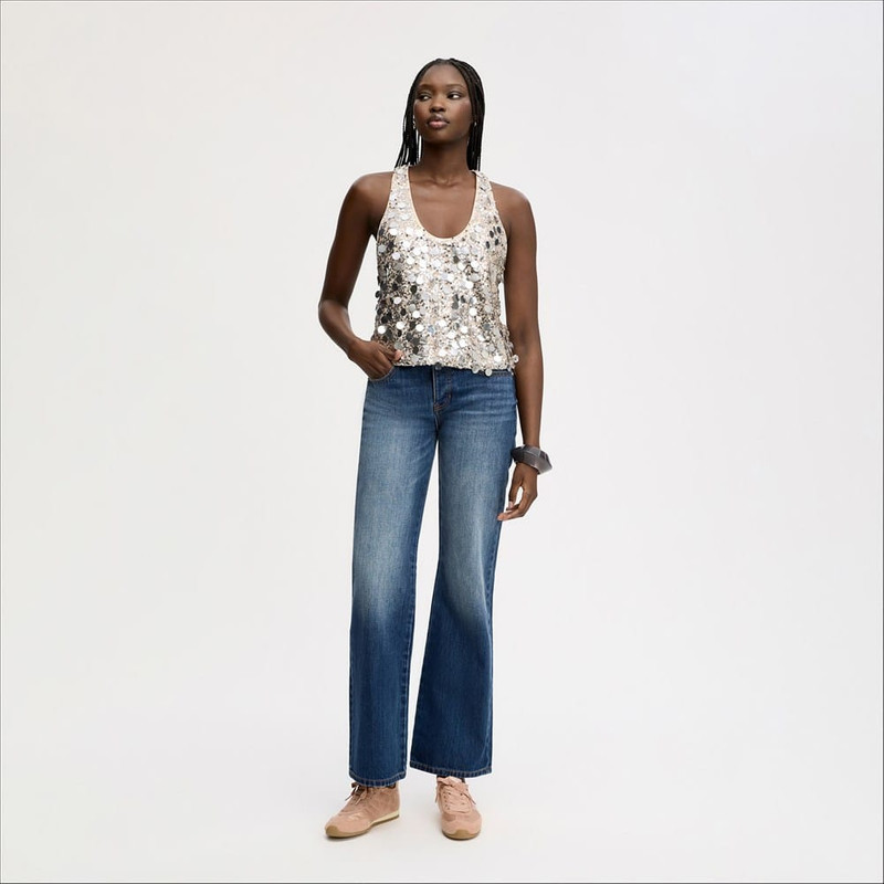 Sequin U Neck Tank 3