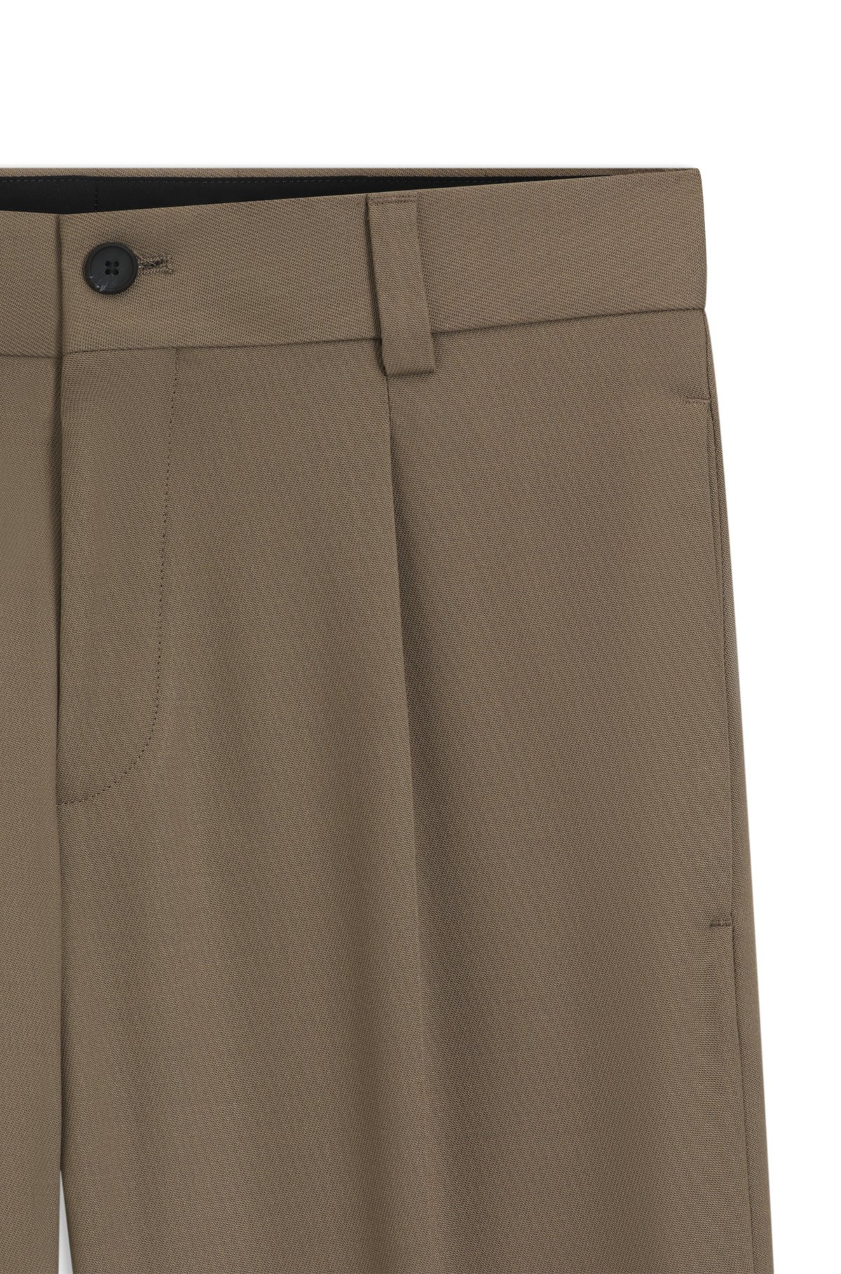 MODERN-FIT TROUSERS IN STRETCH TWILL WITH FRONT CREASE - 6