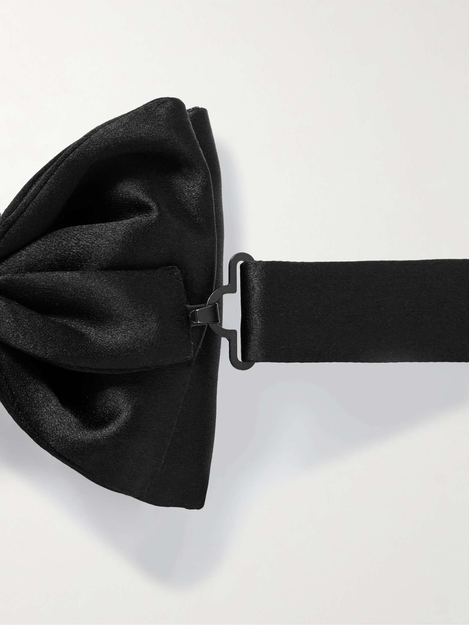 Pre-Tied Silk-Satin Bow Tie - 3