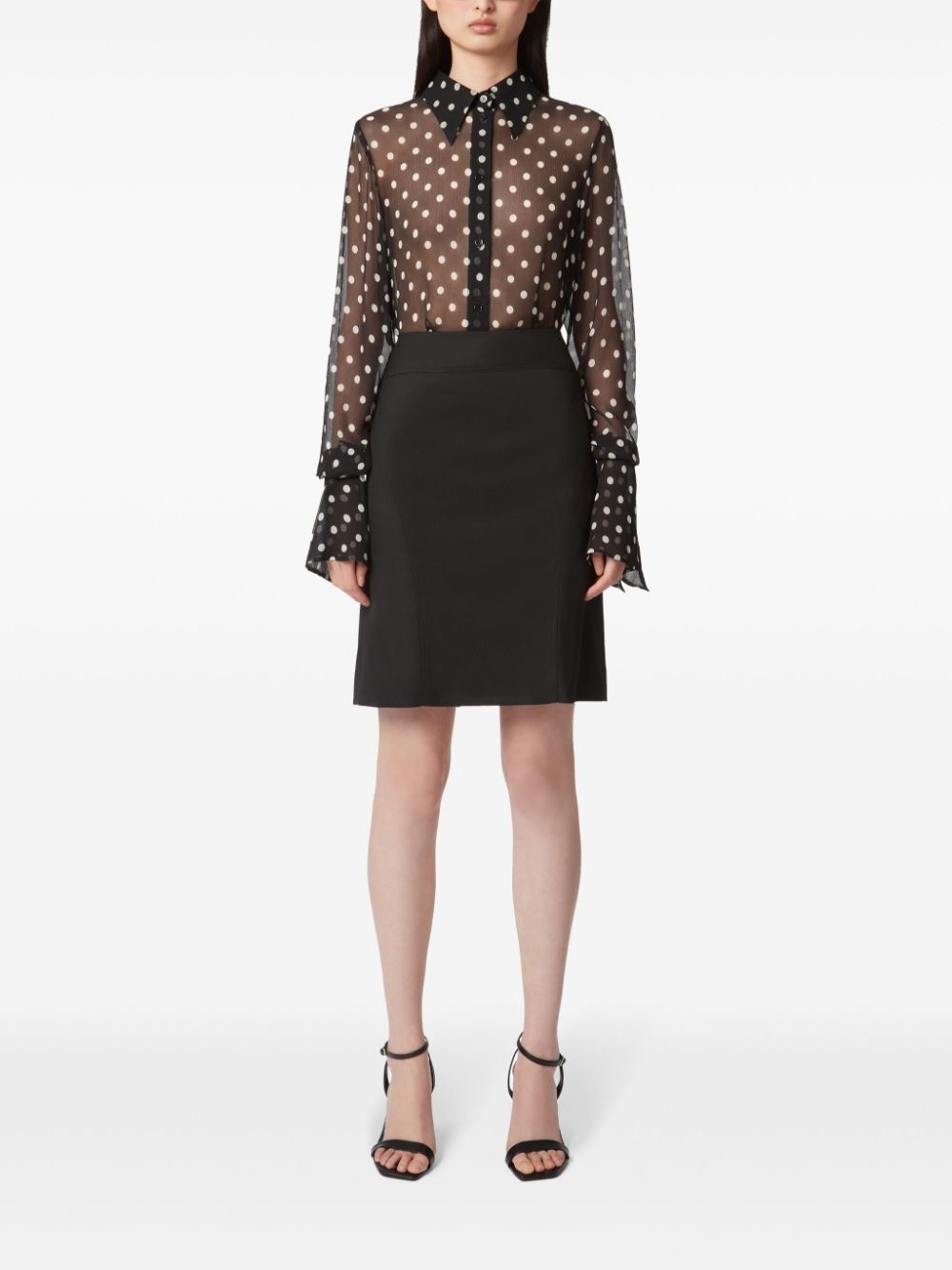 bell-cuffs shirt - 2