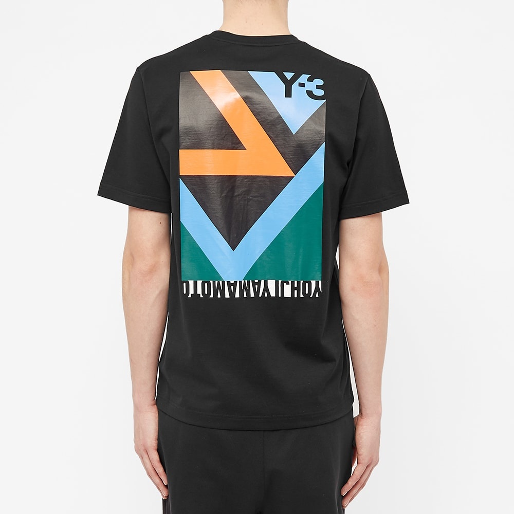 Y-3 Multi Cut Back Graphic Tee - 5