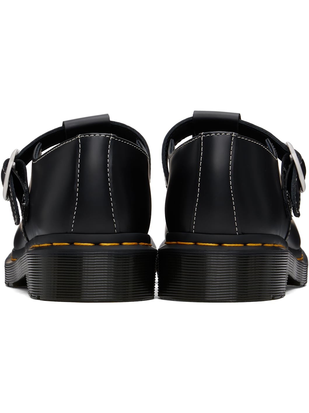 Black Polley Flower Loafers - 2