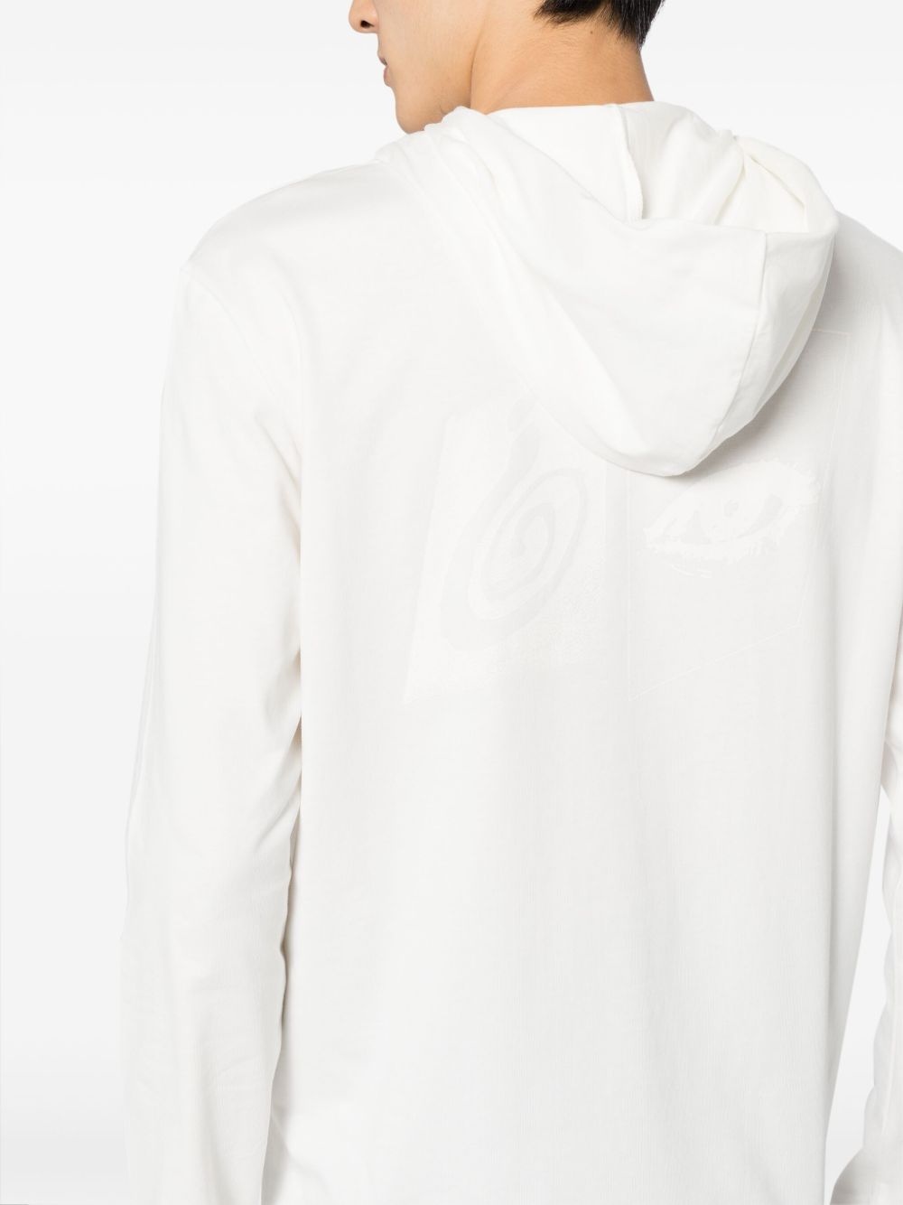 logo-embroidered hoodie - 5