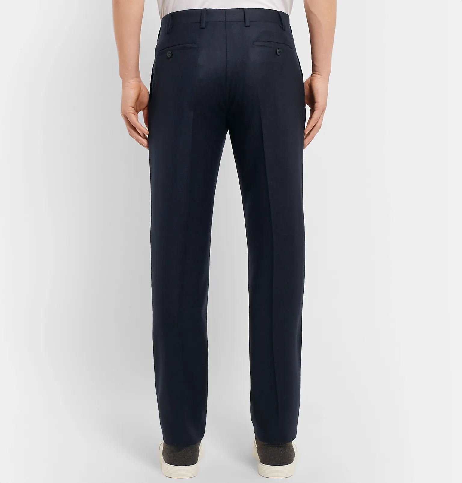 Slim-Fit Cashmere Trousers - 5