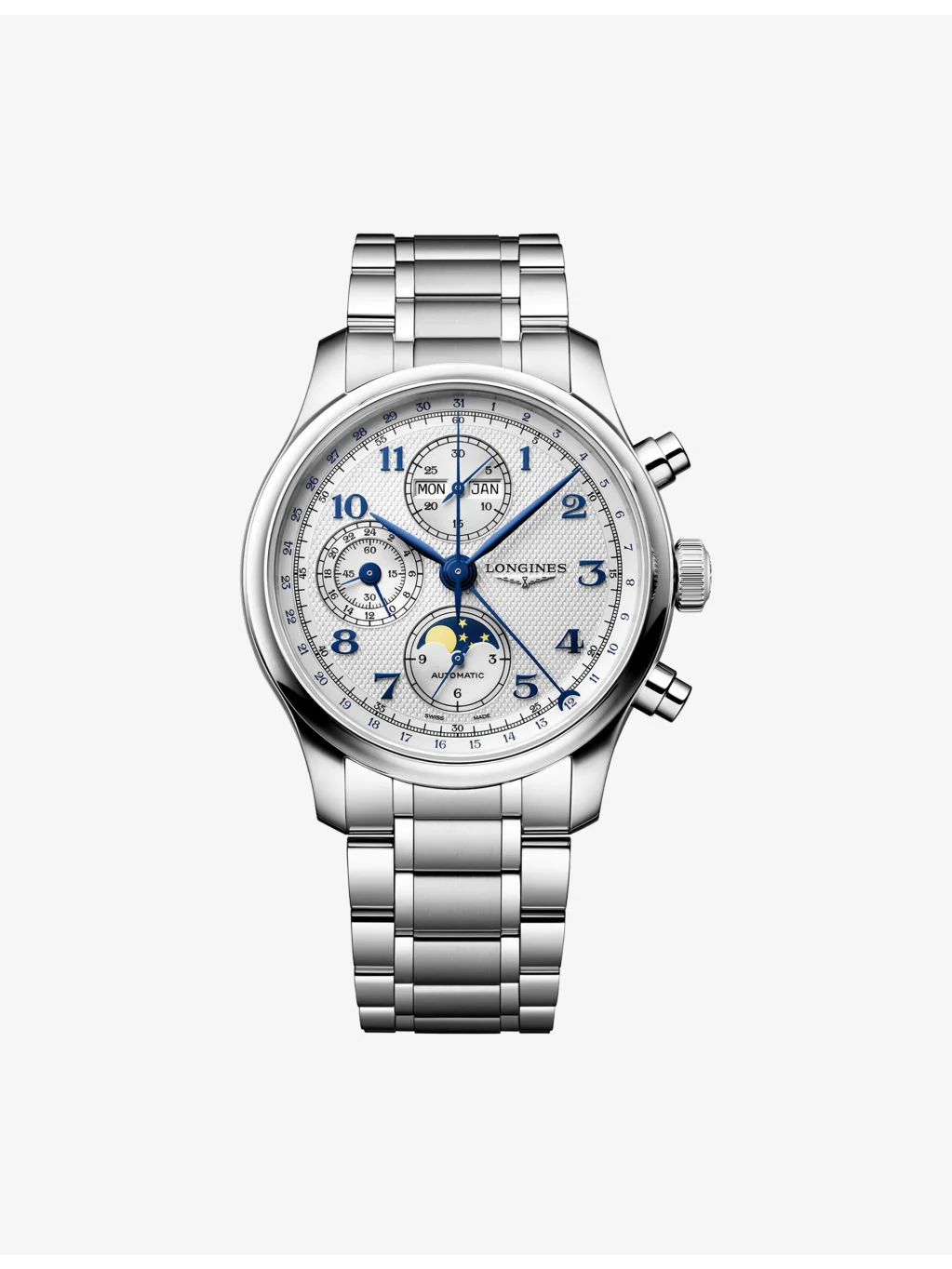 Longines Master Collection Chronograph Stainless-Steel Automatic Watch 41mm - 1