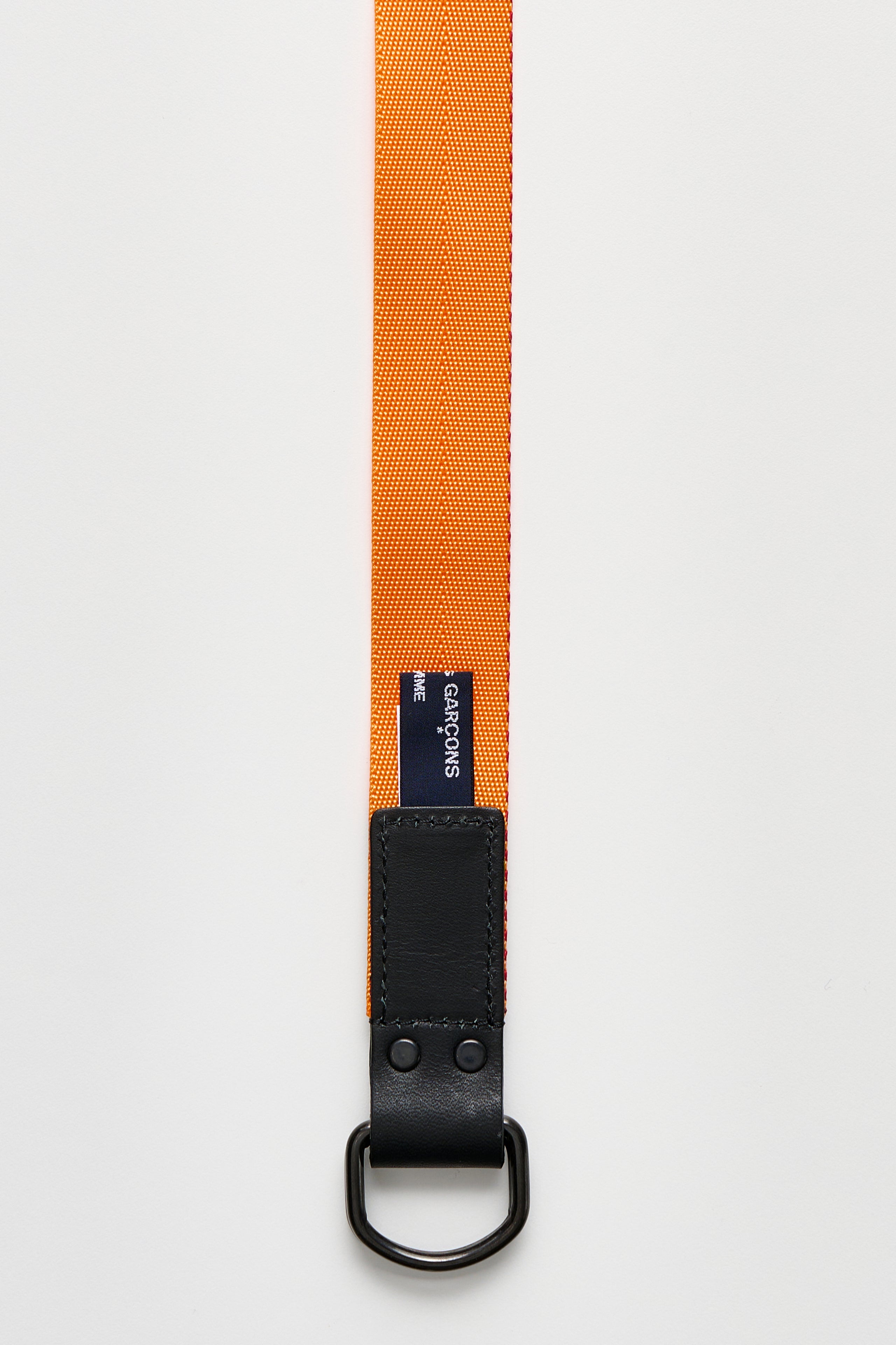 COMME DES GARÇONS HOMME LOGO BELT ORANGE - 3