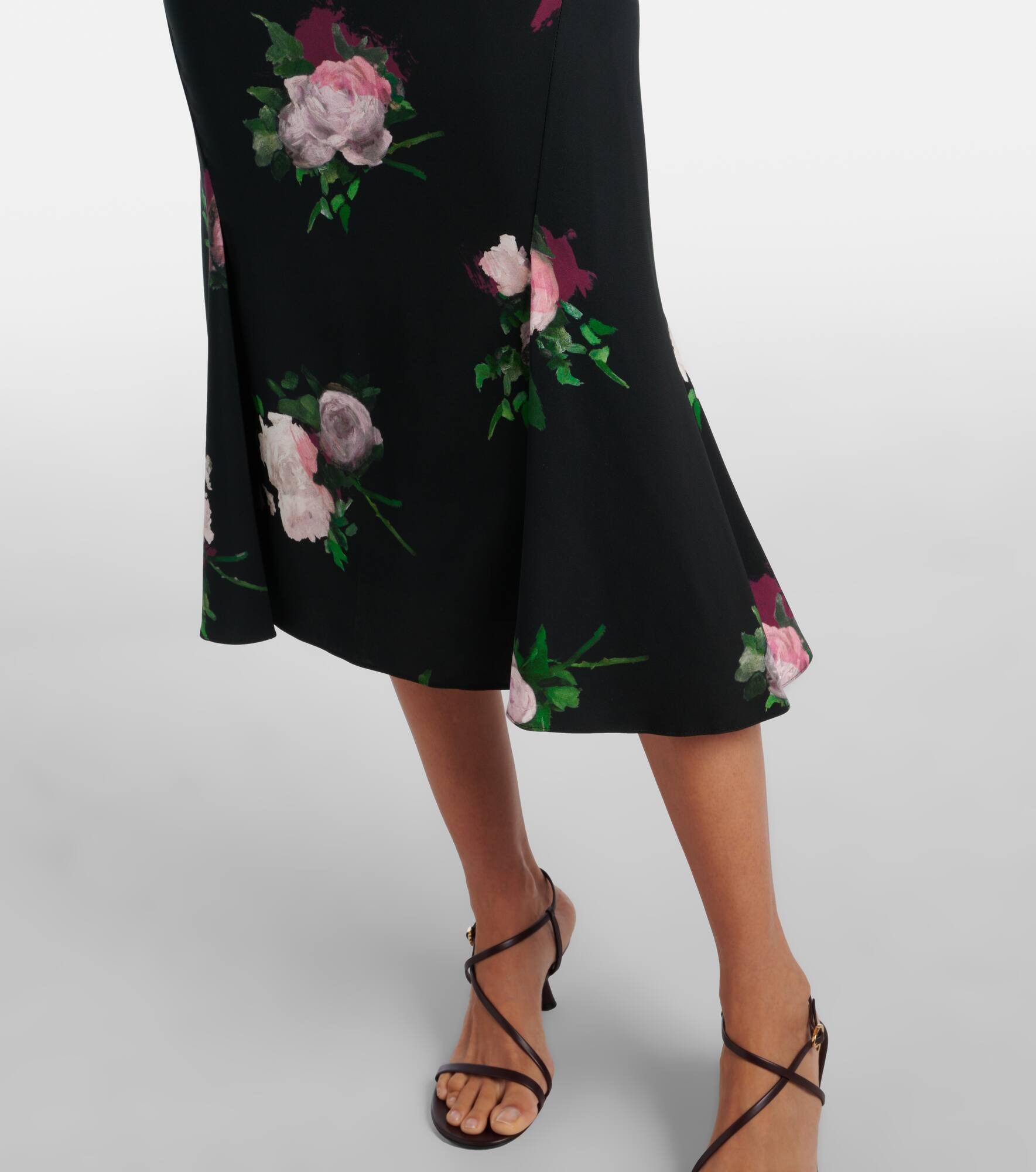 Floral midi dress - 6
