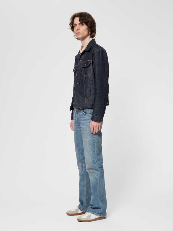 Danny Ace Selvage Denim Jacket Dry Blue - 6