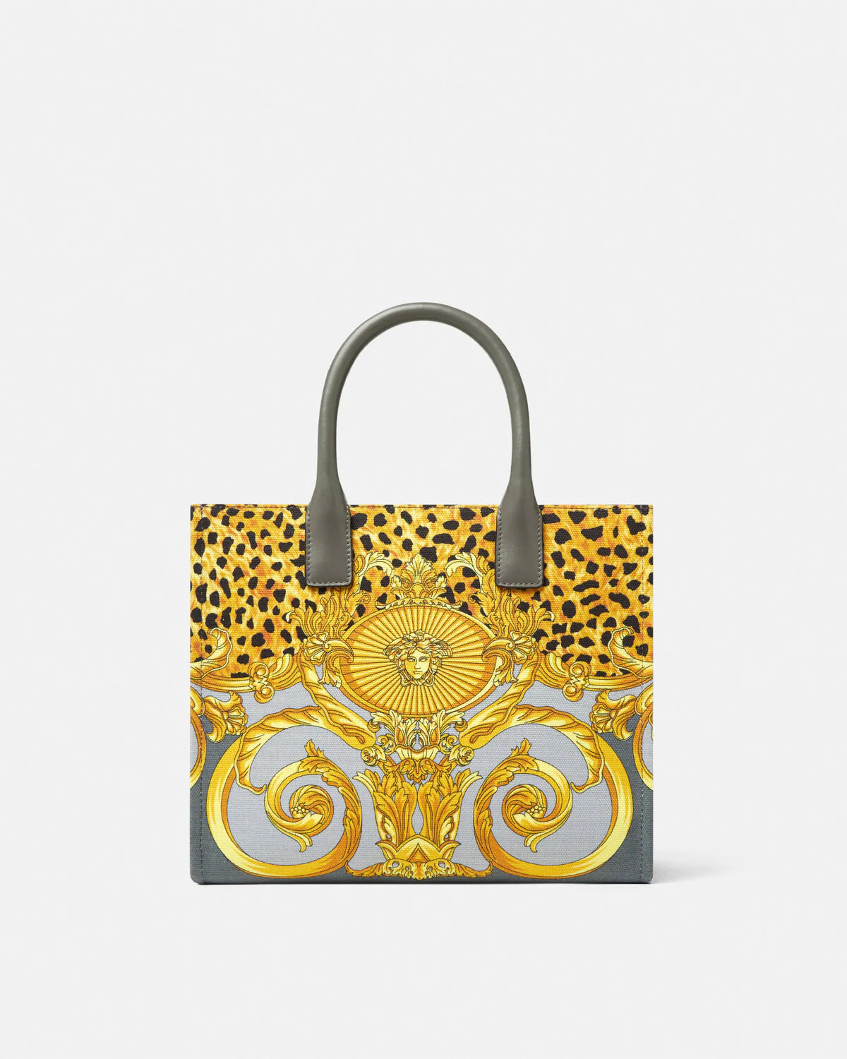 Cheetah Foulard La Medusa Small Tote Bag - 5