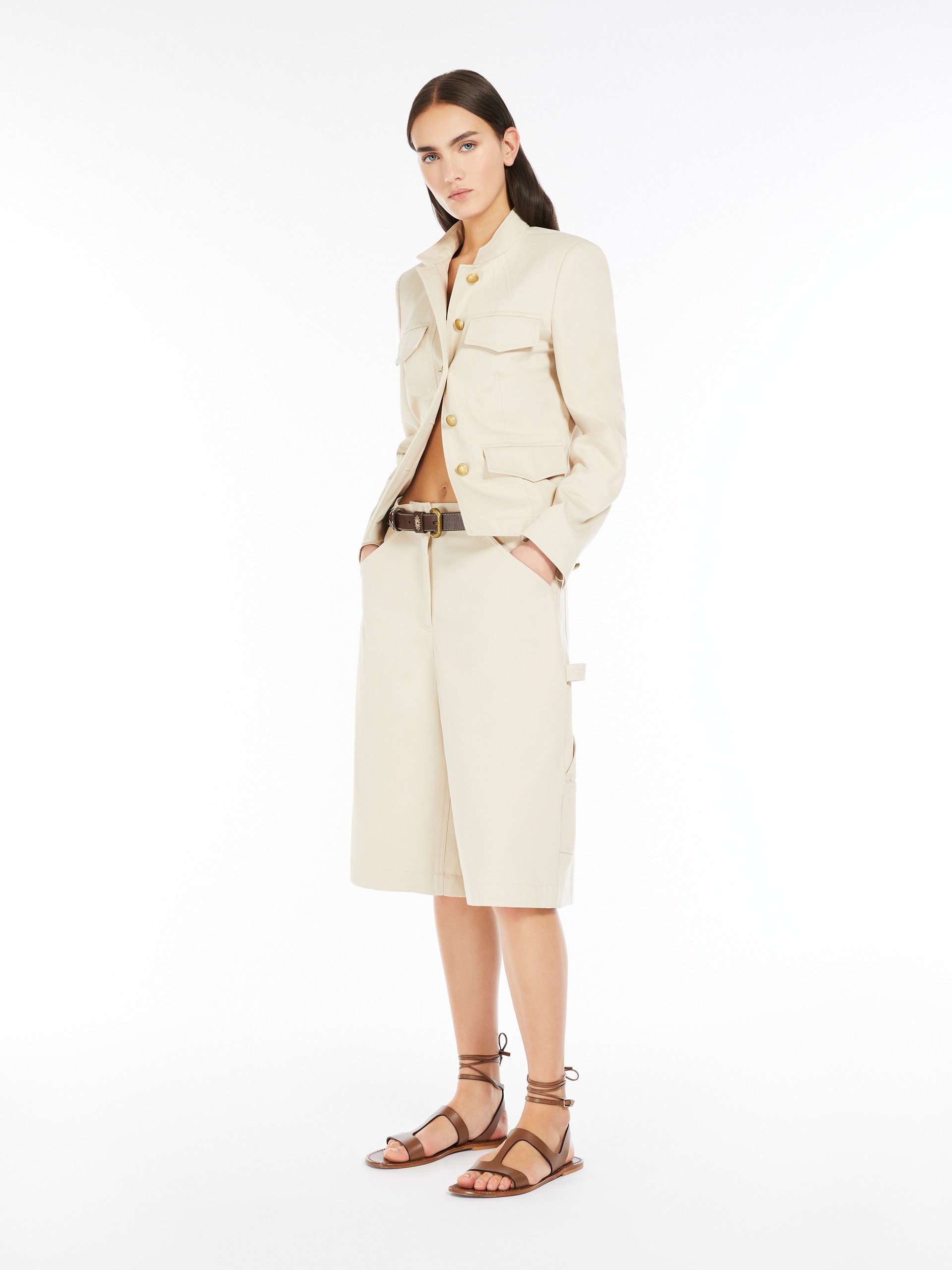 ARTURO1234 Cotton gabardine Bermuda shorts - 2