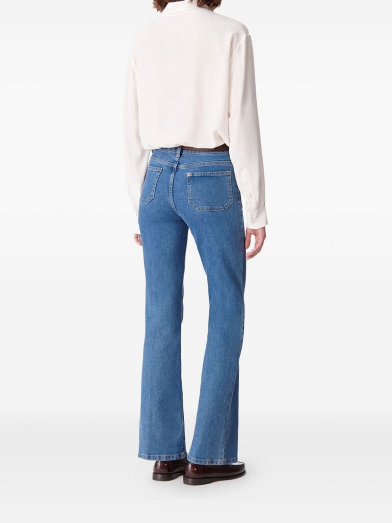 Dompay patch-pocket flared jeans 3