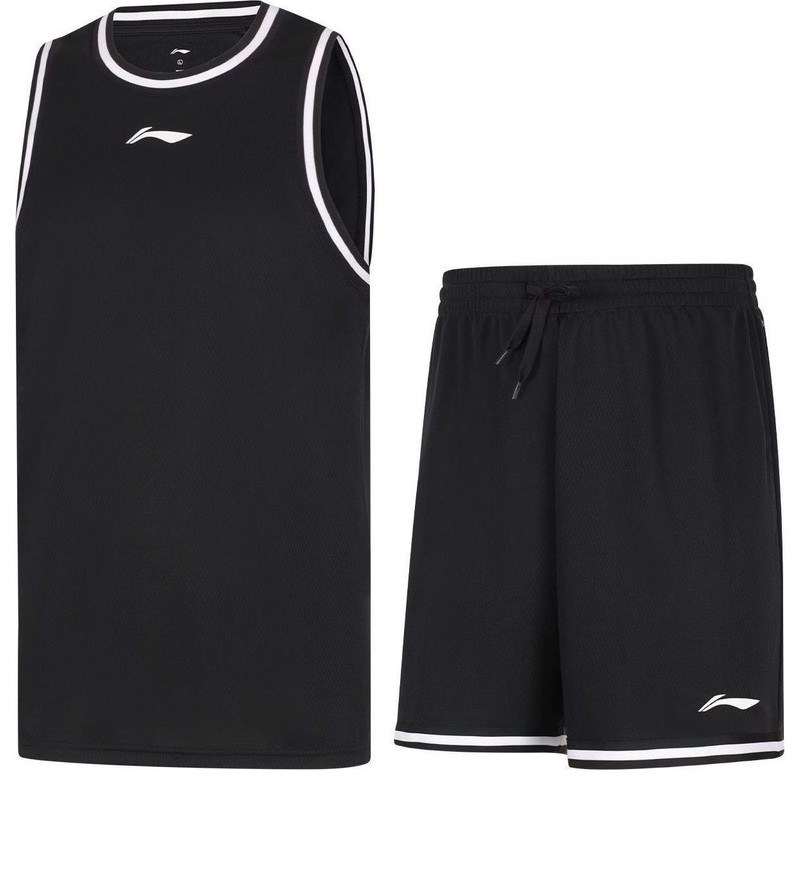 Li-Ning Basketball Competition Suits 'Black' AATU017-2 - 1