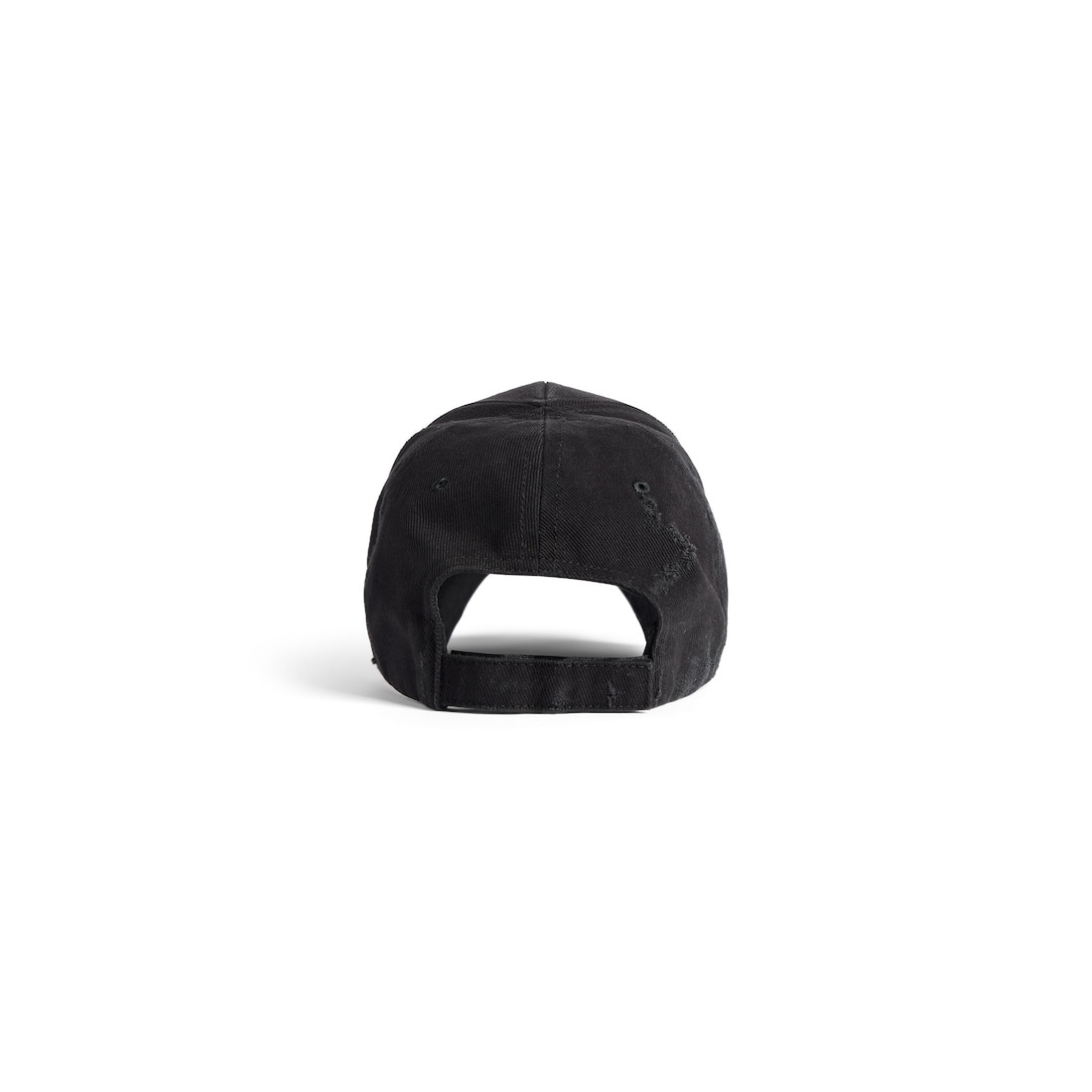 Men's Tilted Typo Cap in Black - 3