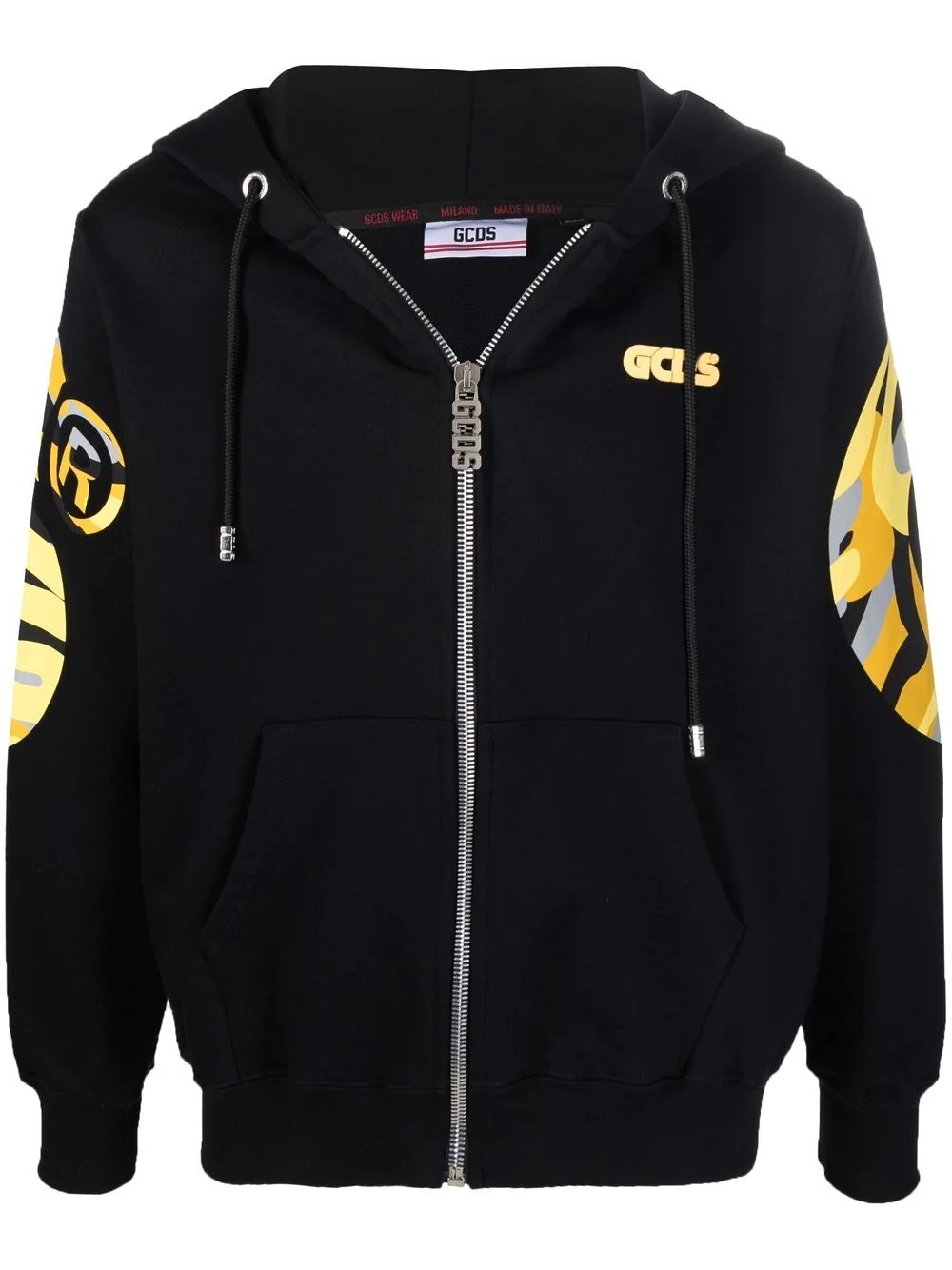 logo-print hoodie - 1