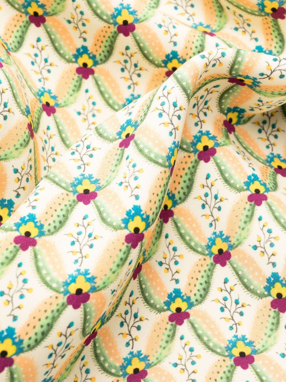 mix-print shift dress - 5