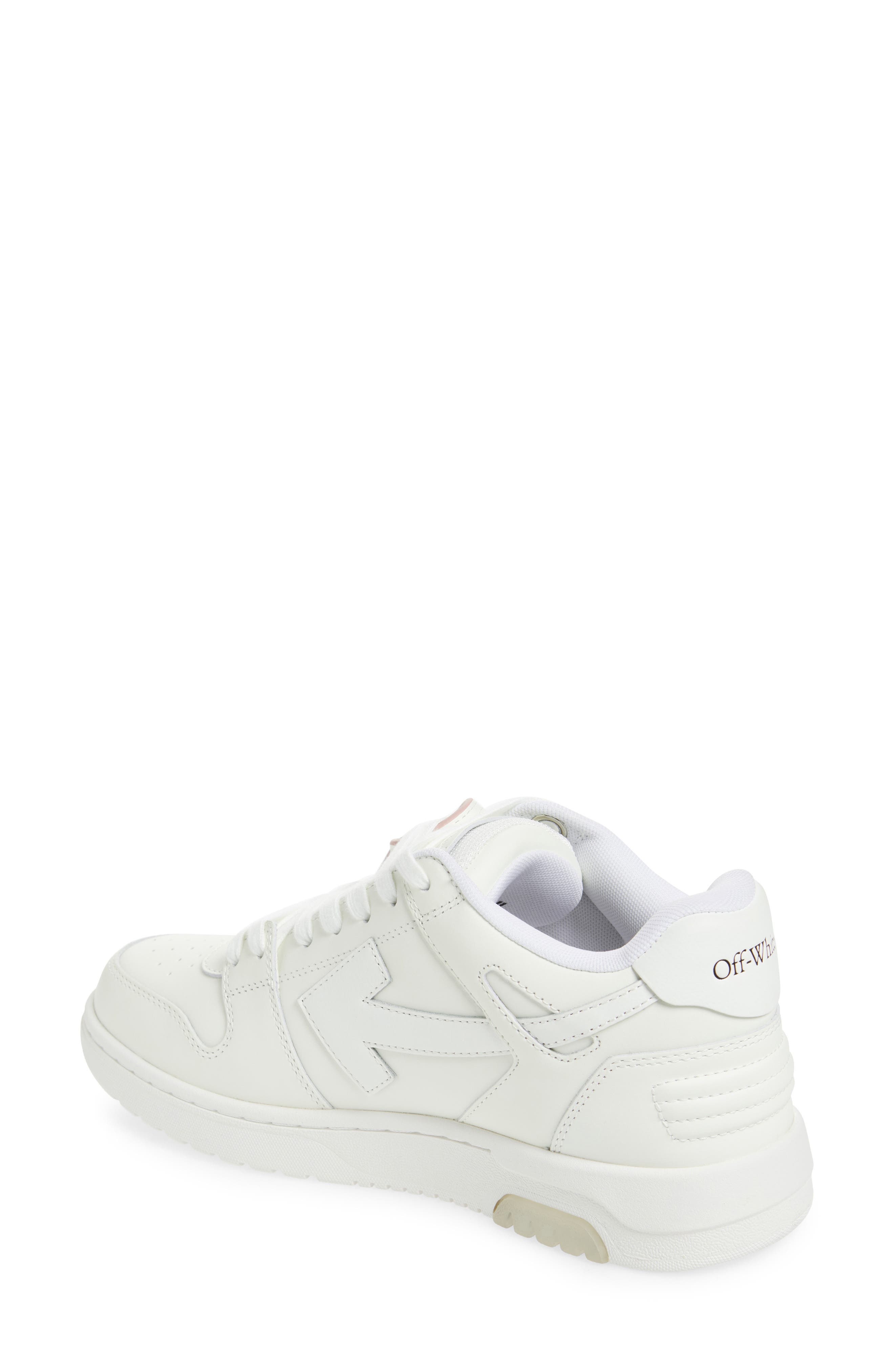 Off-White Out Of Office For Walking Low Top Sneaker in White Pink at Nordstrom - 2