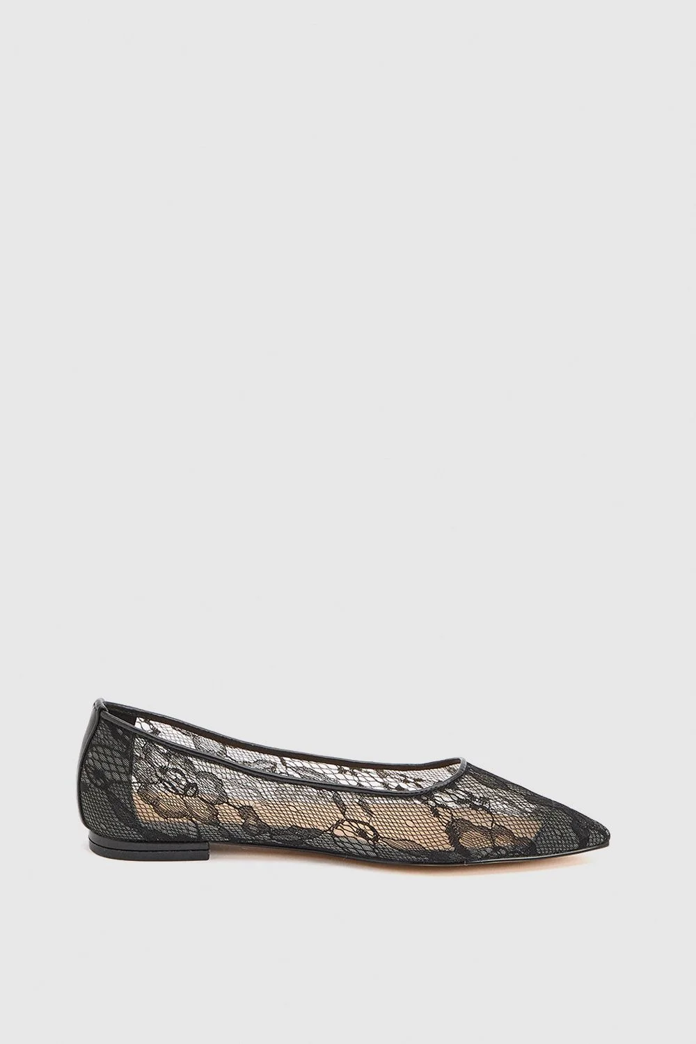 Lace Ballet Flat Shoe - 1