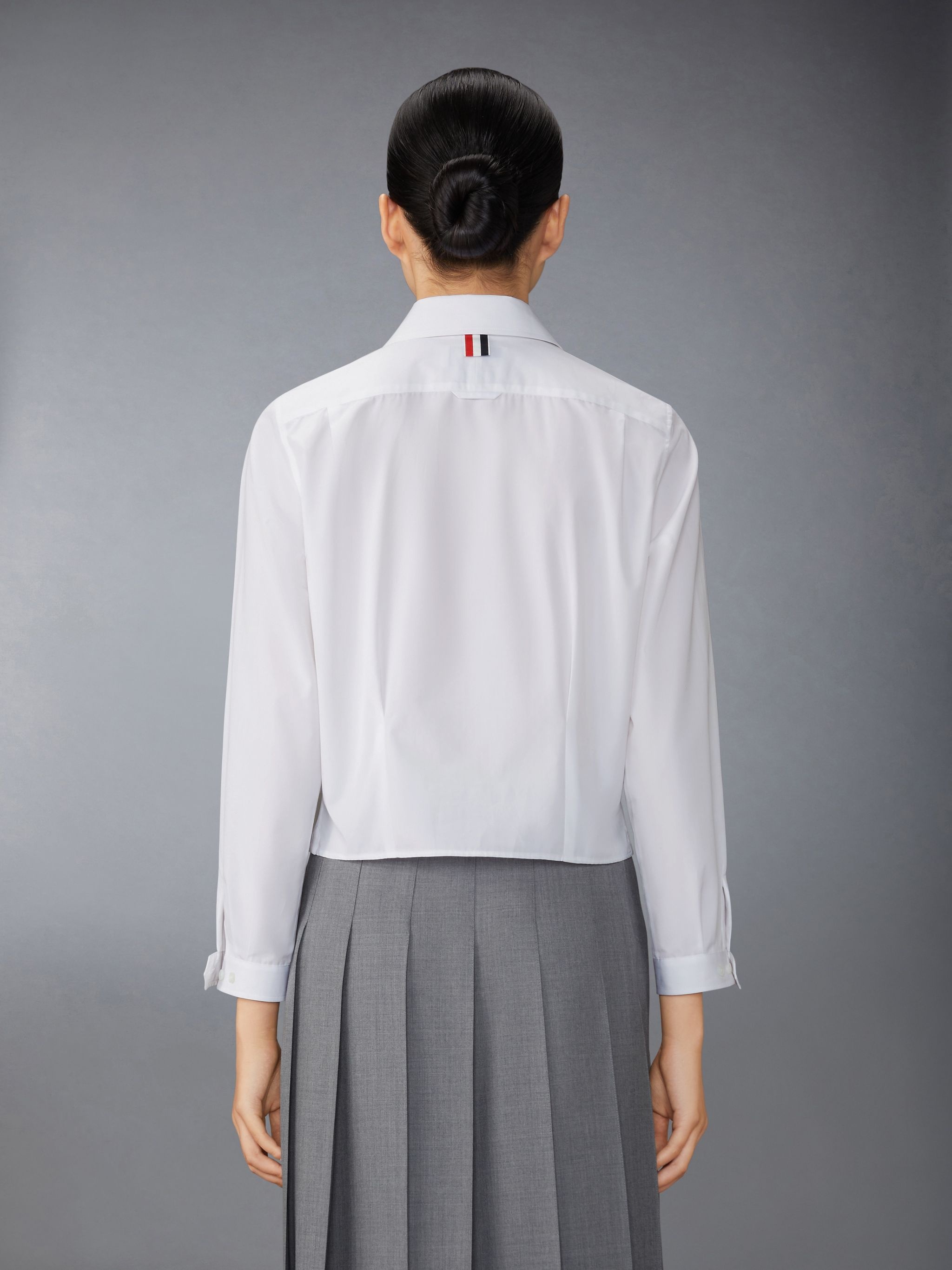 Poplin Tucked Blouse - 3