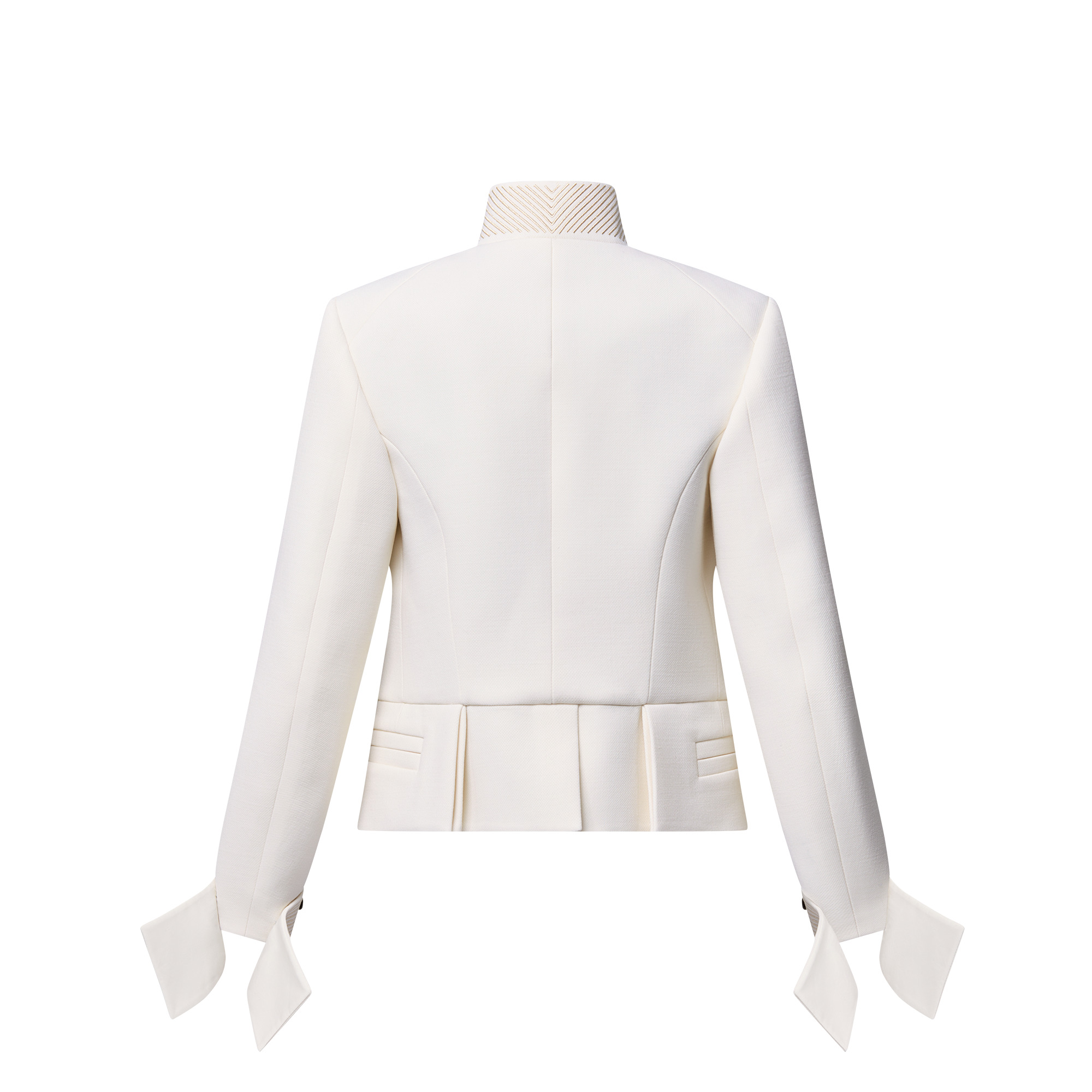 Wool Crepe Riding Jacket - 3