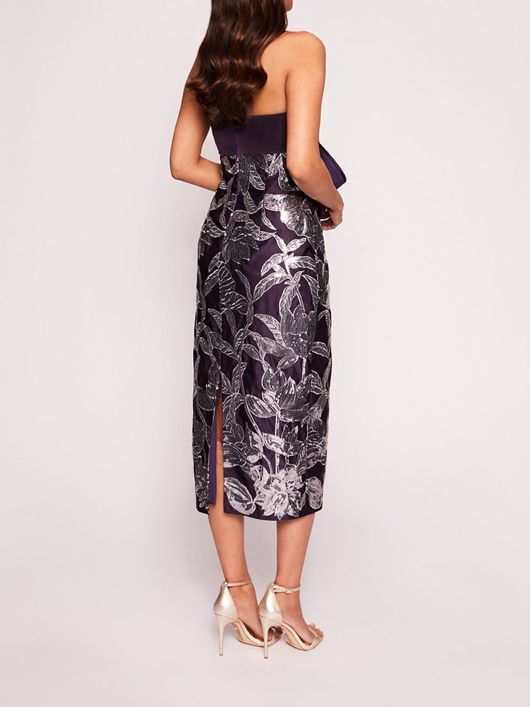 LOTUS SEQUIN MIDI DRESS - 2