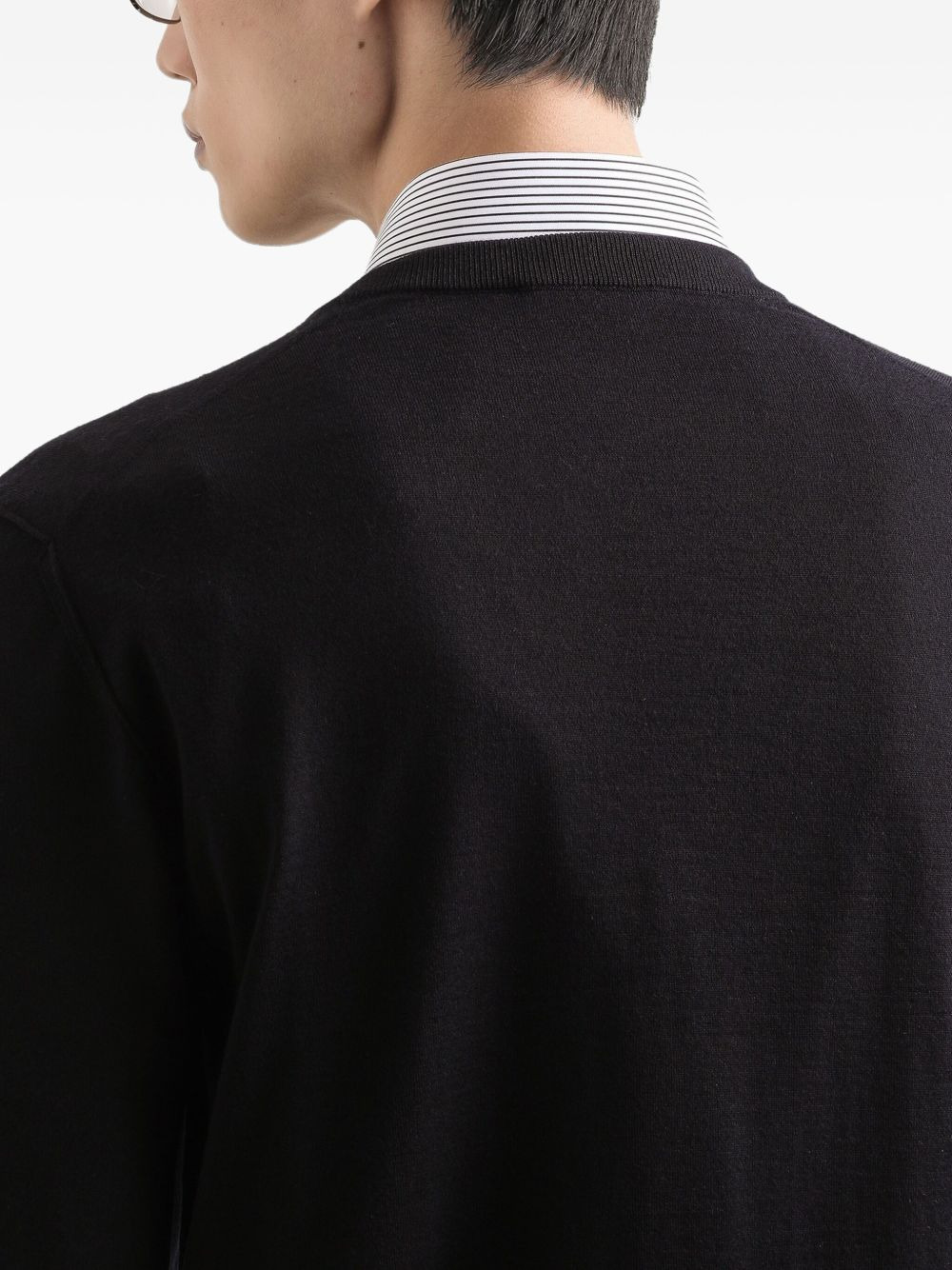 V-neck cashmere sweater - 4