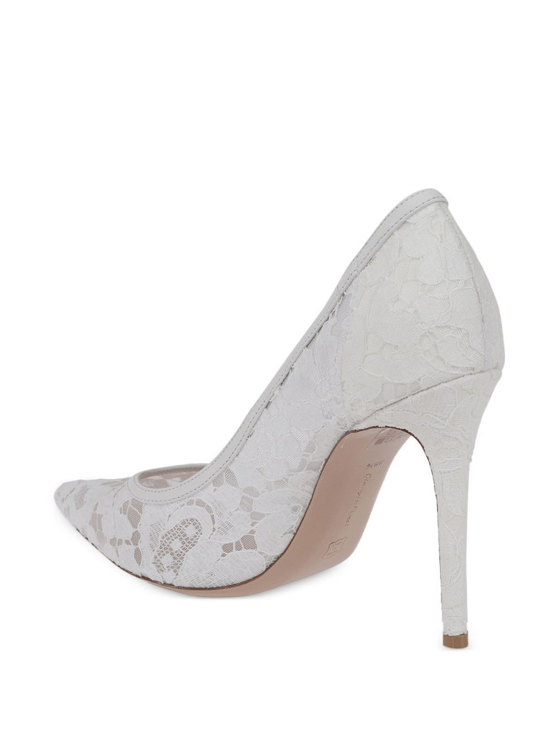 Claudia floral-lace pointed-toe heeled pumps 3