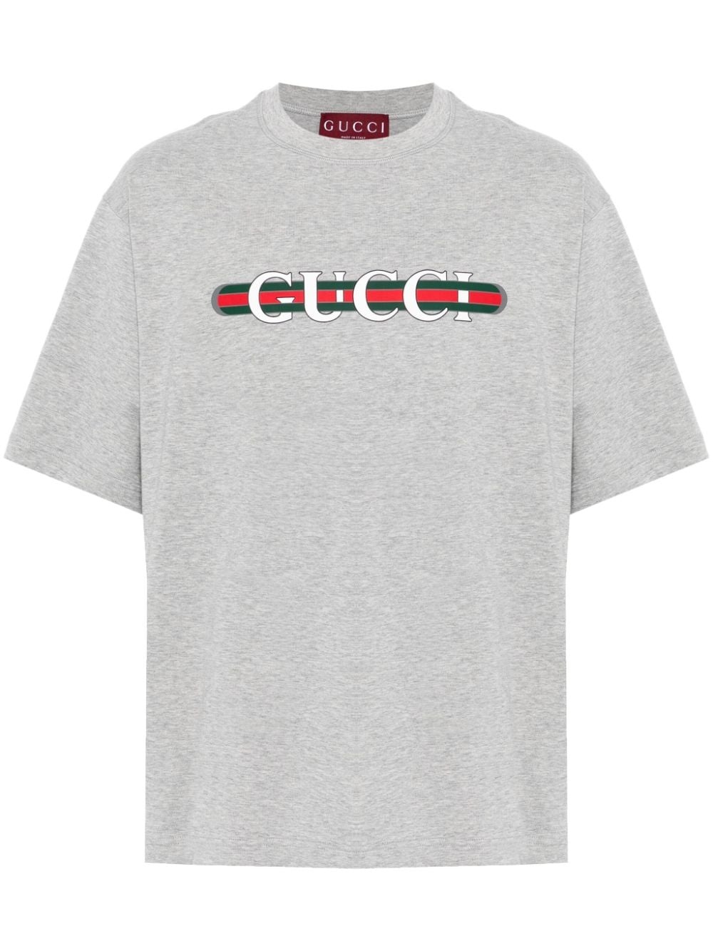 logo-print T-shirt - 1