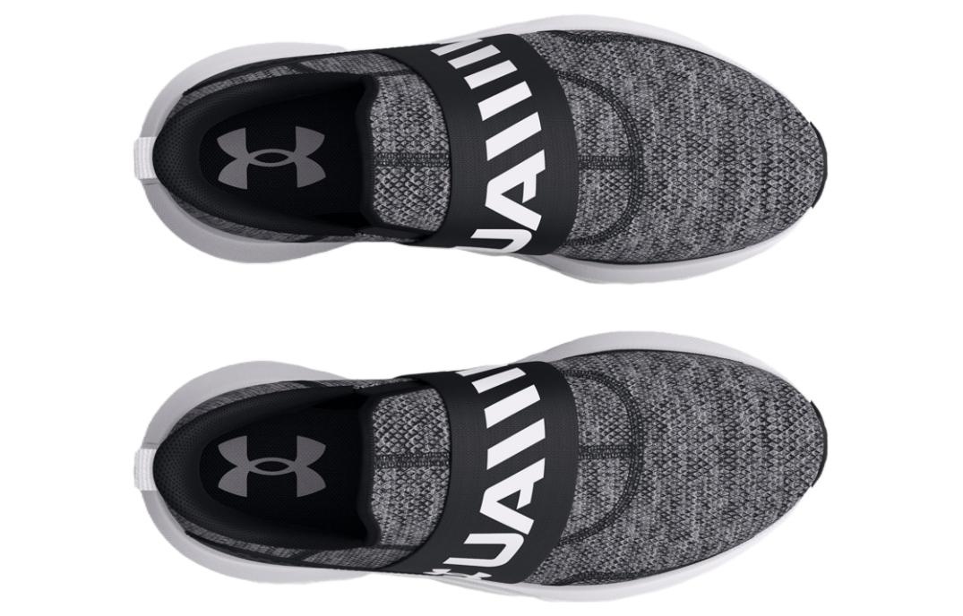 (WMNS) Under Armour Surge 3 Slip 'Black White' 3026507-001 - 4