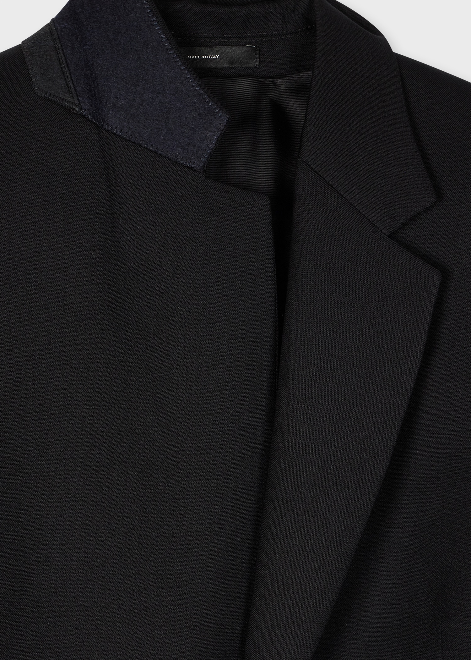 Women's A Suit To Travel In - Black Wool Two-Button Blazer - 2