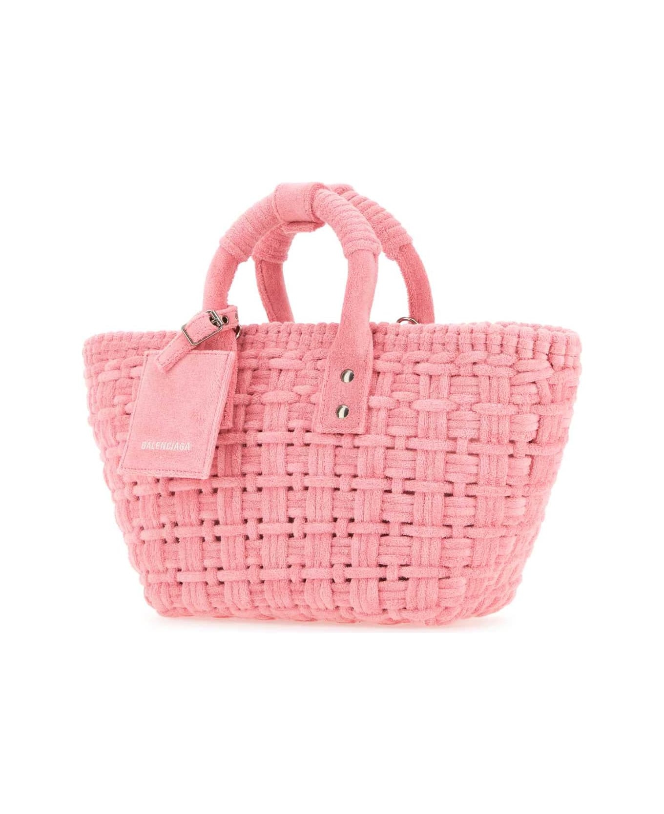 Pink Terry Fabric Bistro Xs Handbag - 2