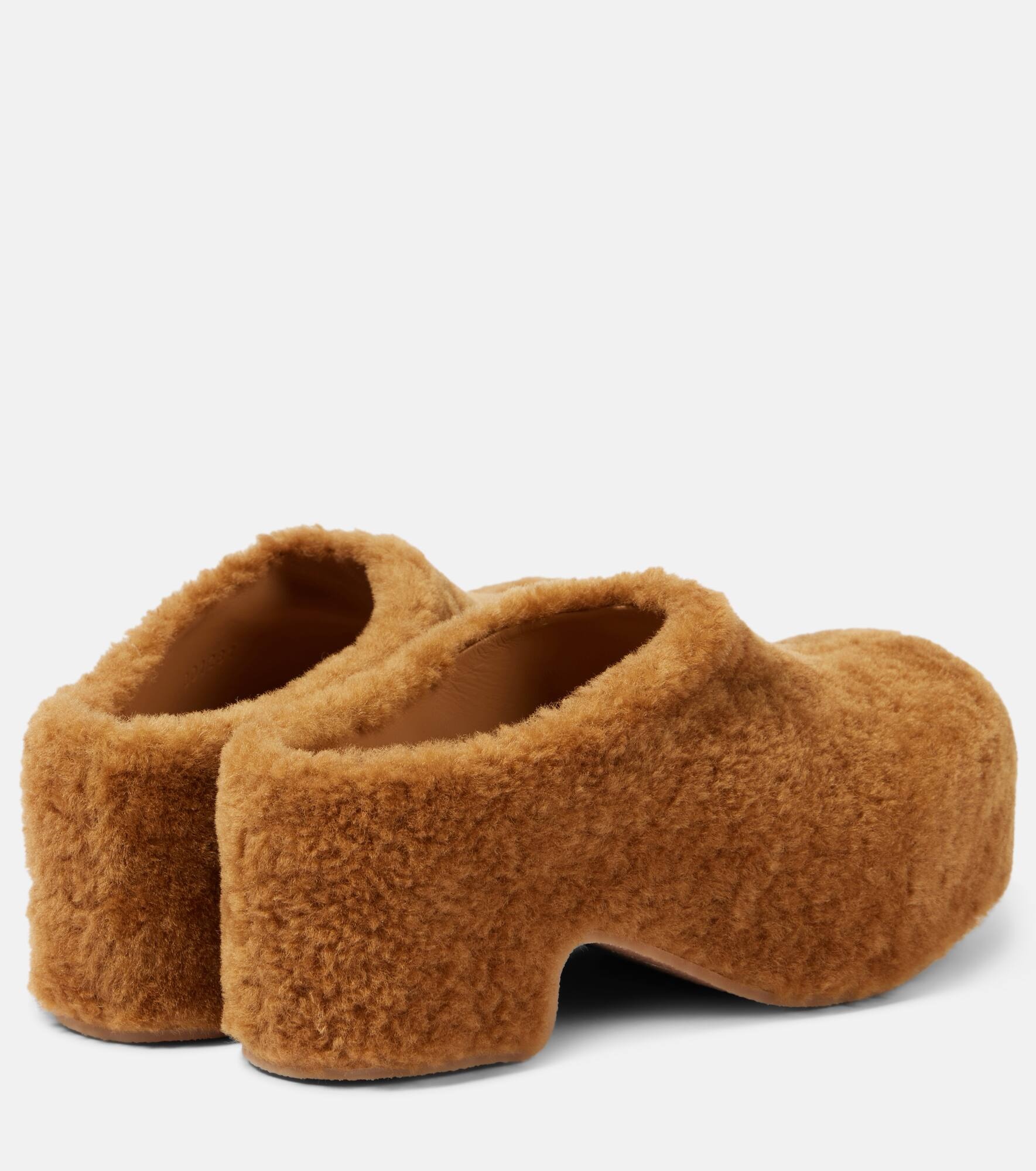 Faux fur clogs - 3