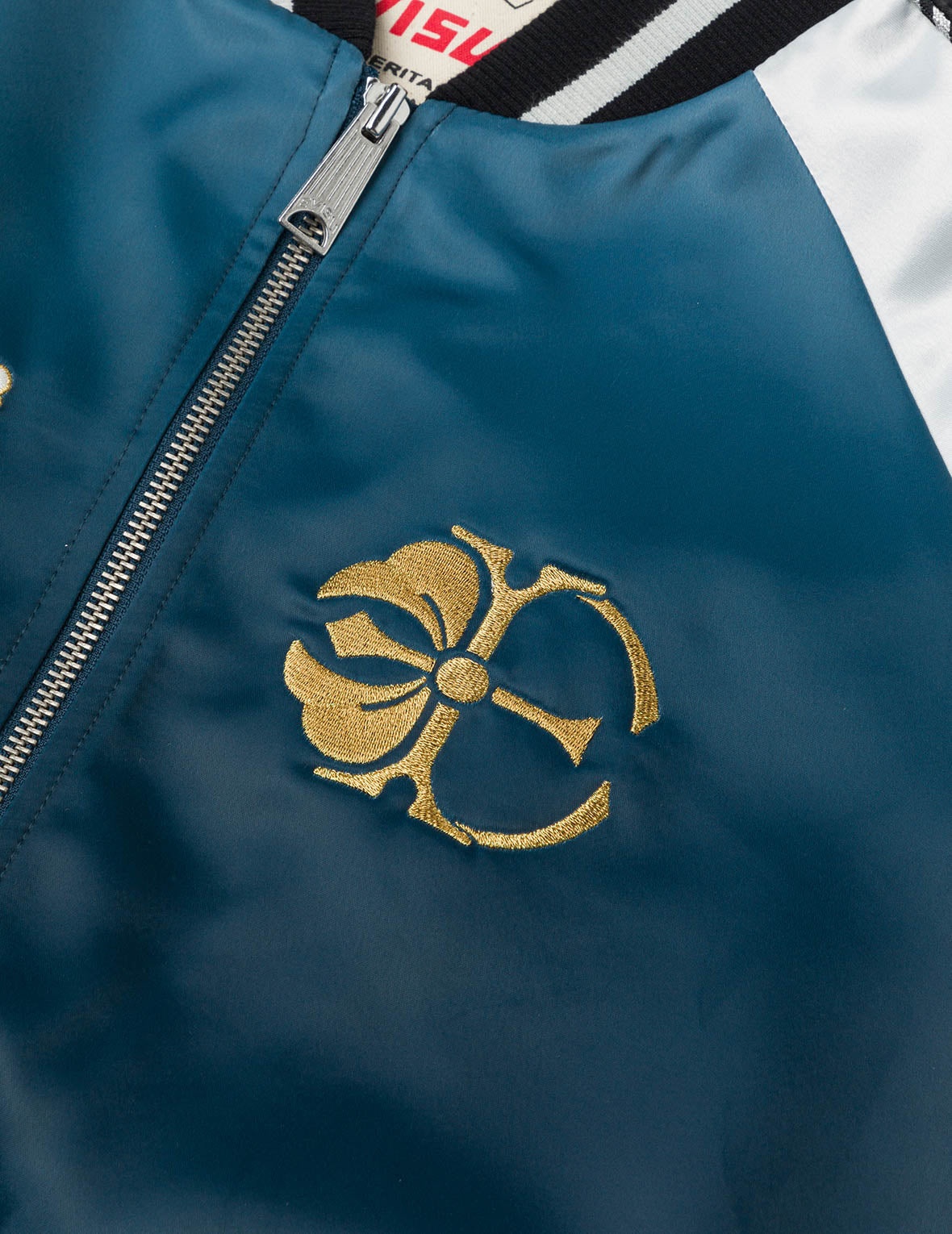 Hakutaku Embroidery Regular Fit Souvenior Jacket - 7