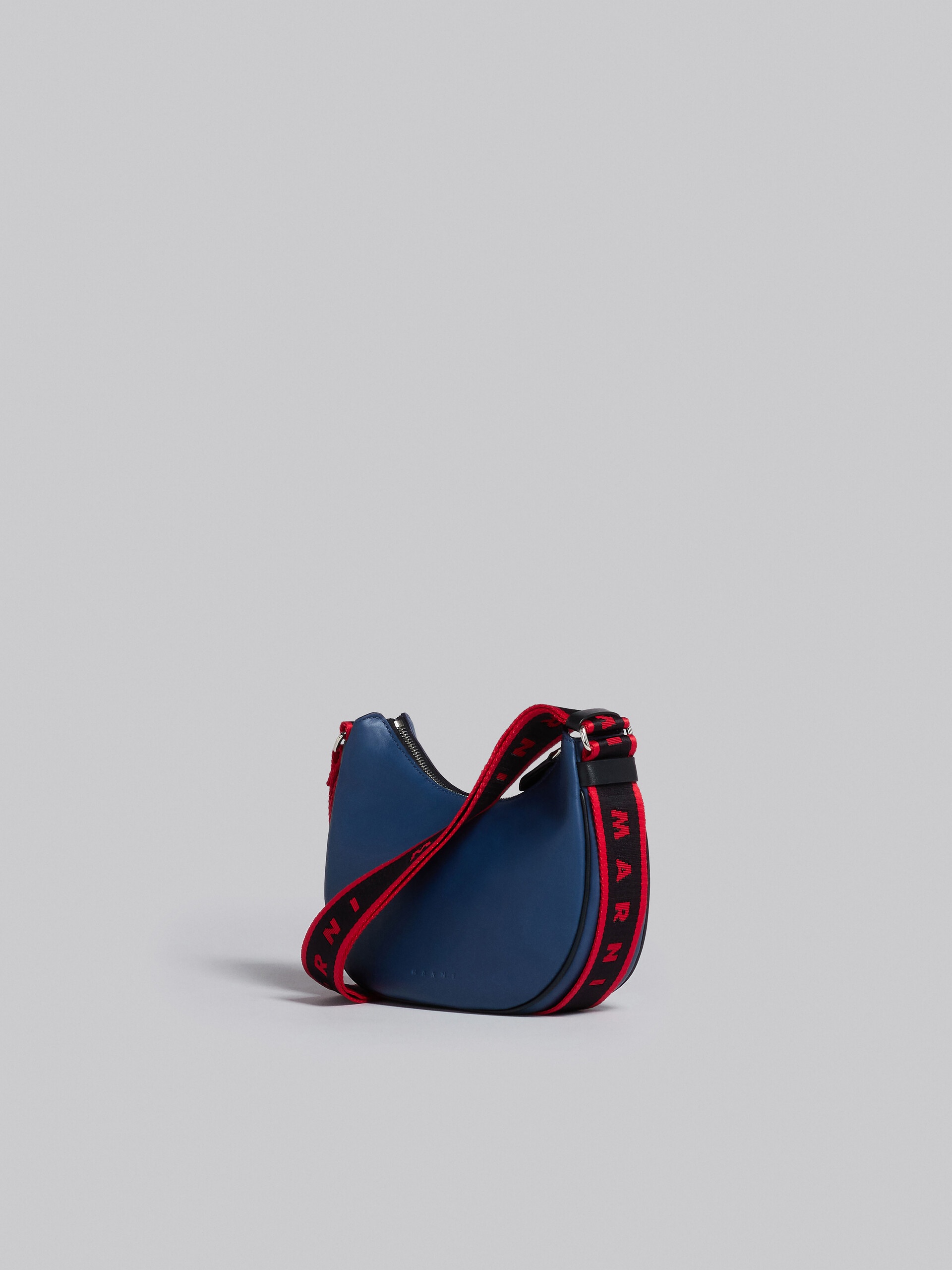 BEY SMALL BAG IN BLUE LEATHER - 3