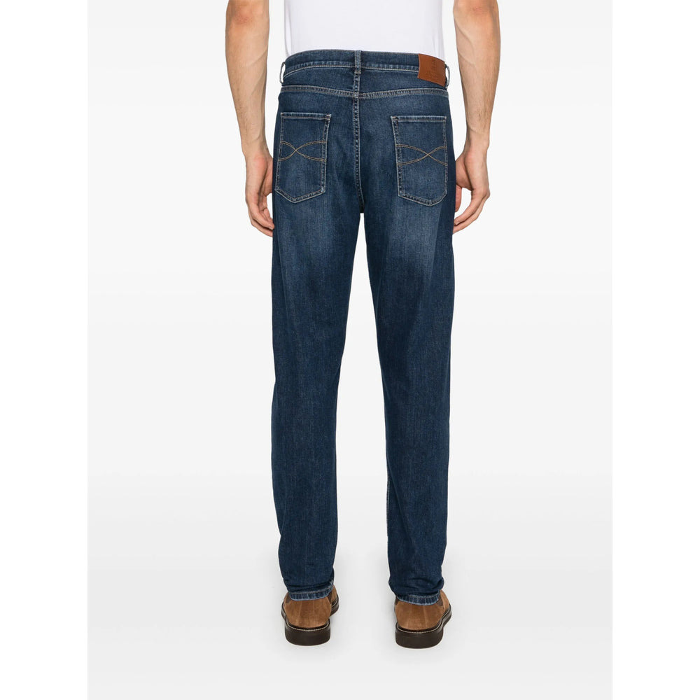 Brunello Cucinelli Blue Denim - Regular & Straight-Leg Jeans Men - 2