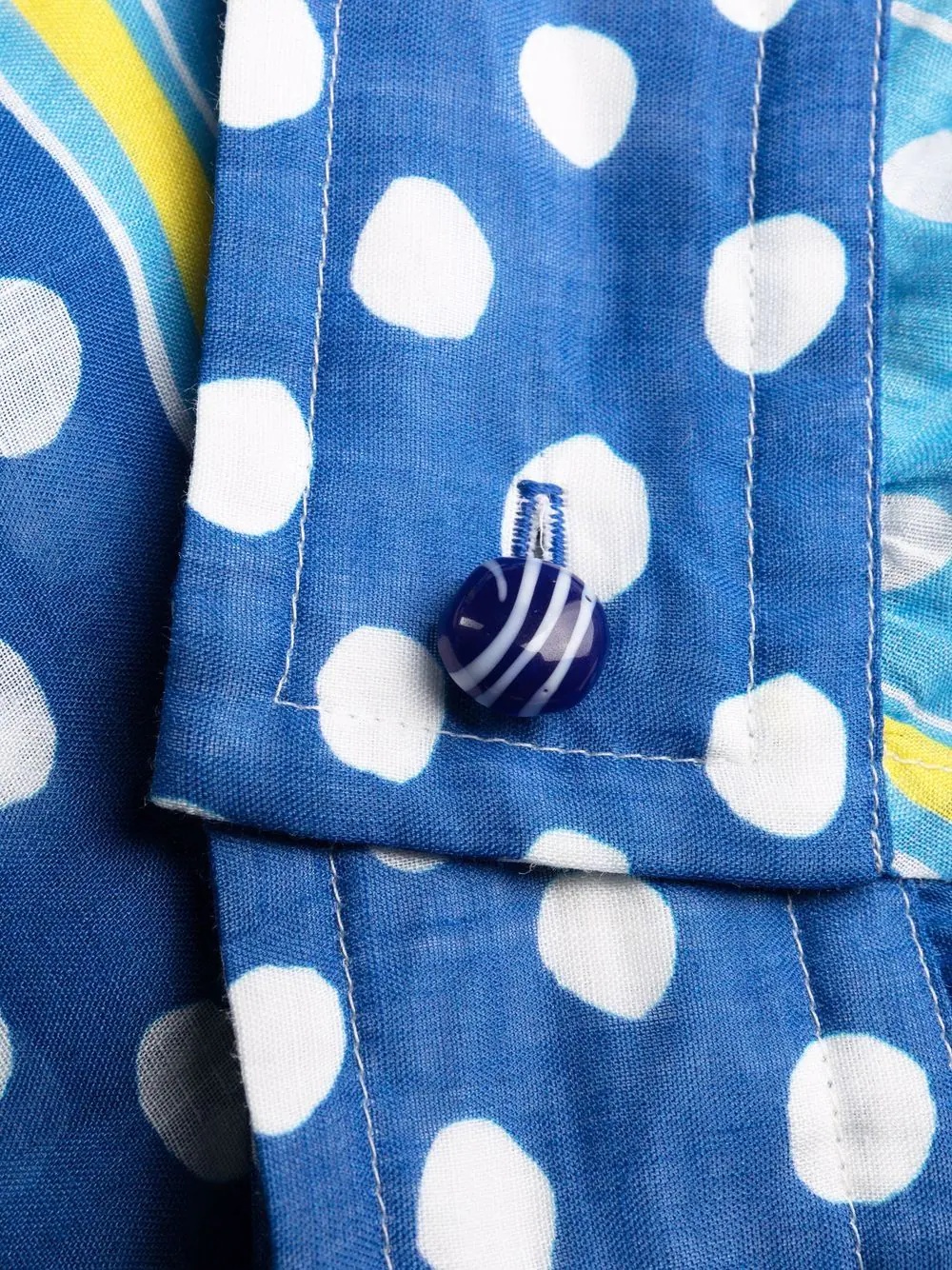 striped polka dot dress - 8