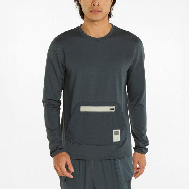 PUMA X First Mile Running Midlayer Sweatshirt 'Grey' 521412-42 - 3