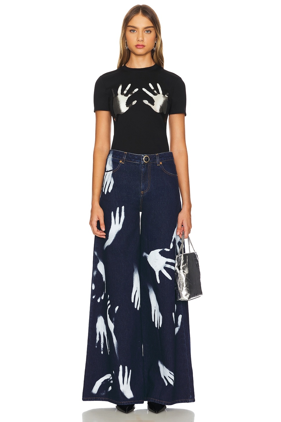 Handprint Wide Leg - 5