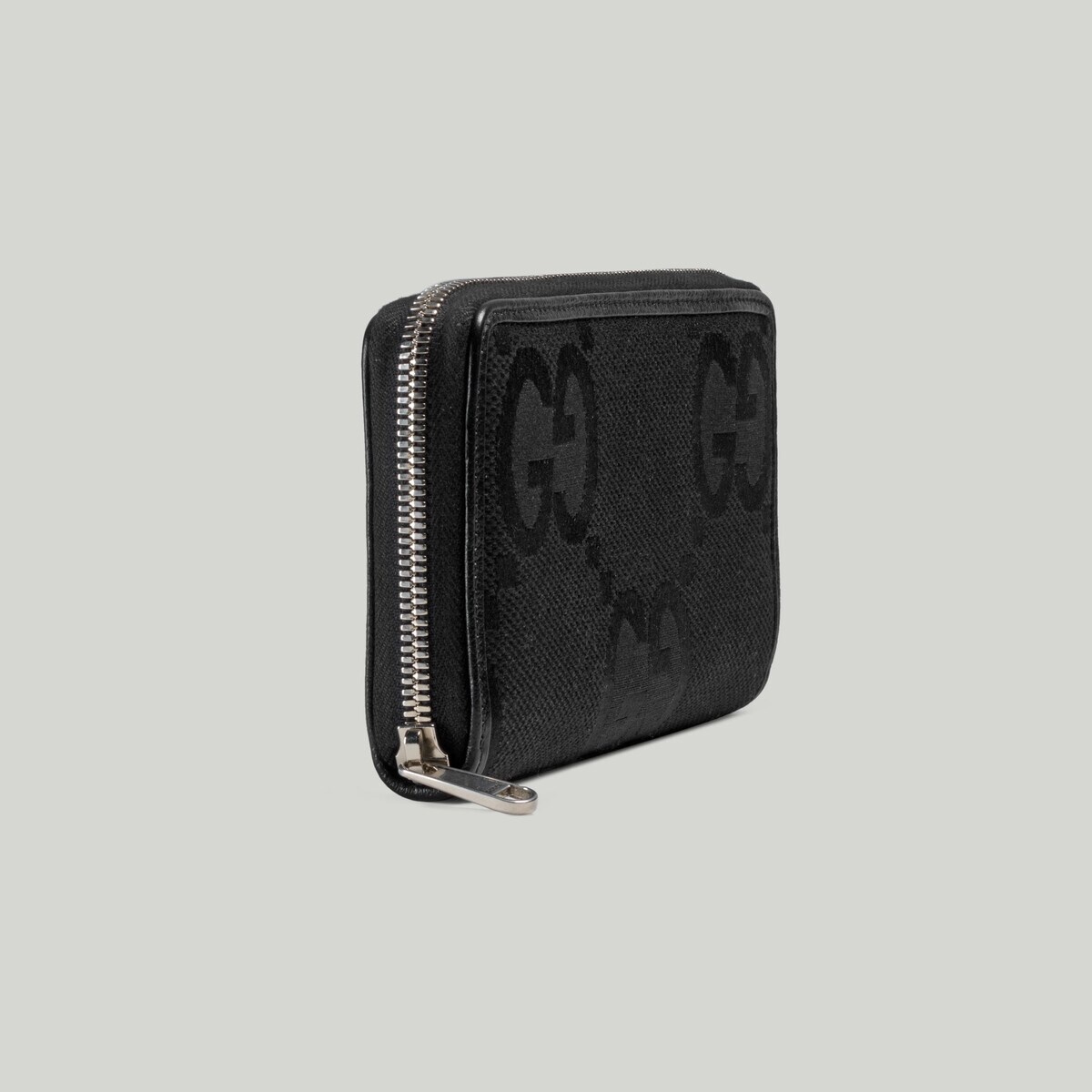 Jumbo GG wallet in black leather