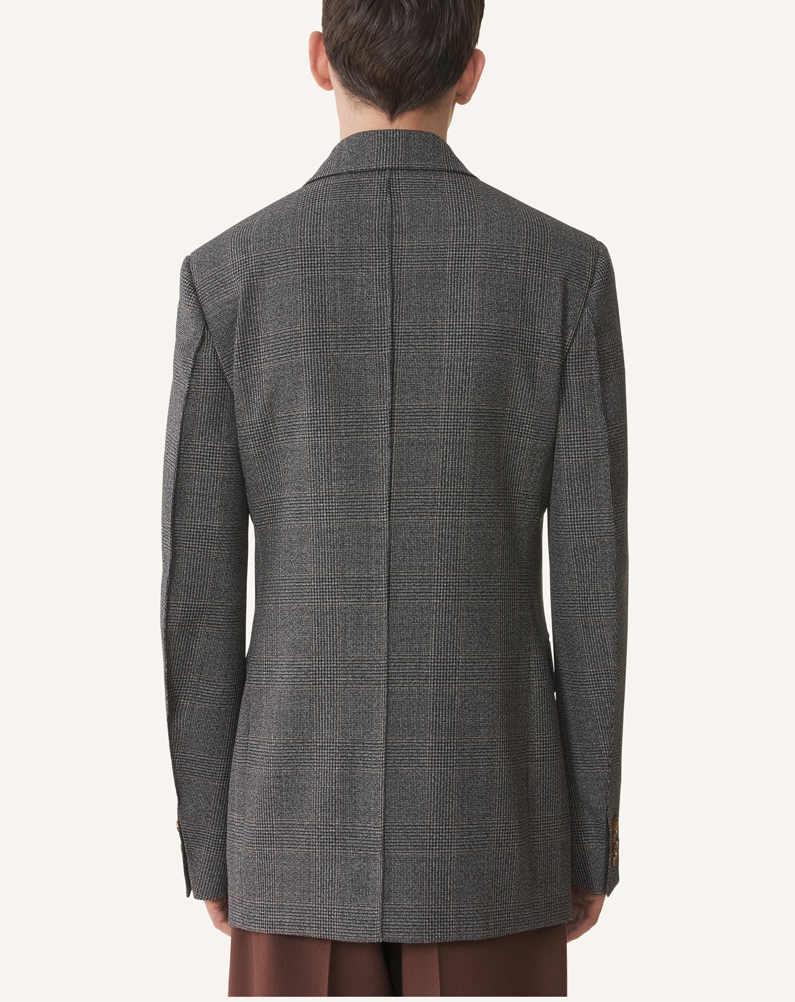 FITTED DOUBLE-BREASTED JACKET - 4