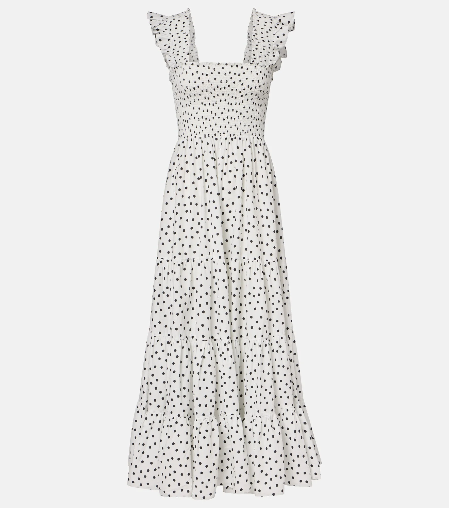 Kendall polka-dot cotton maxi dress - 1