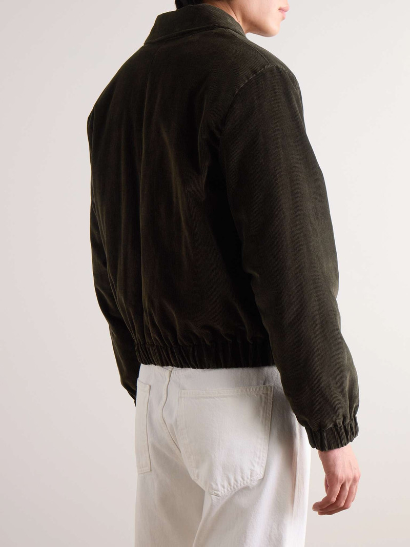 Logo-Embroidered Cotton-Corduroy Jacket 5
