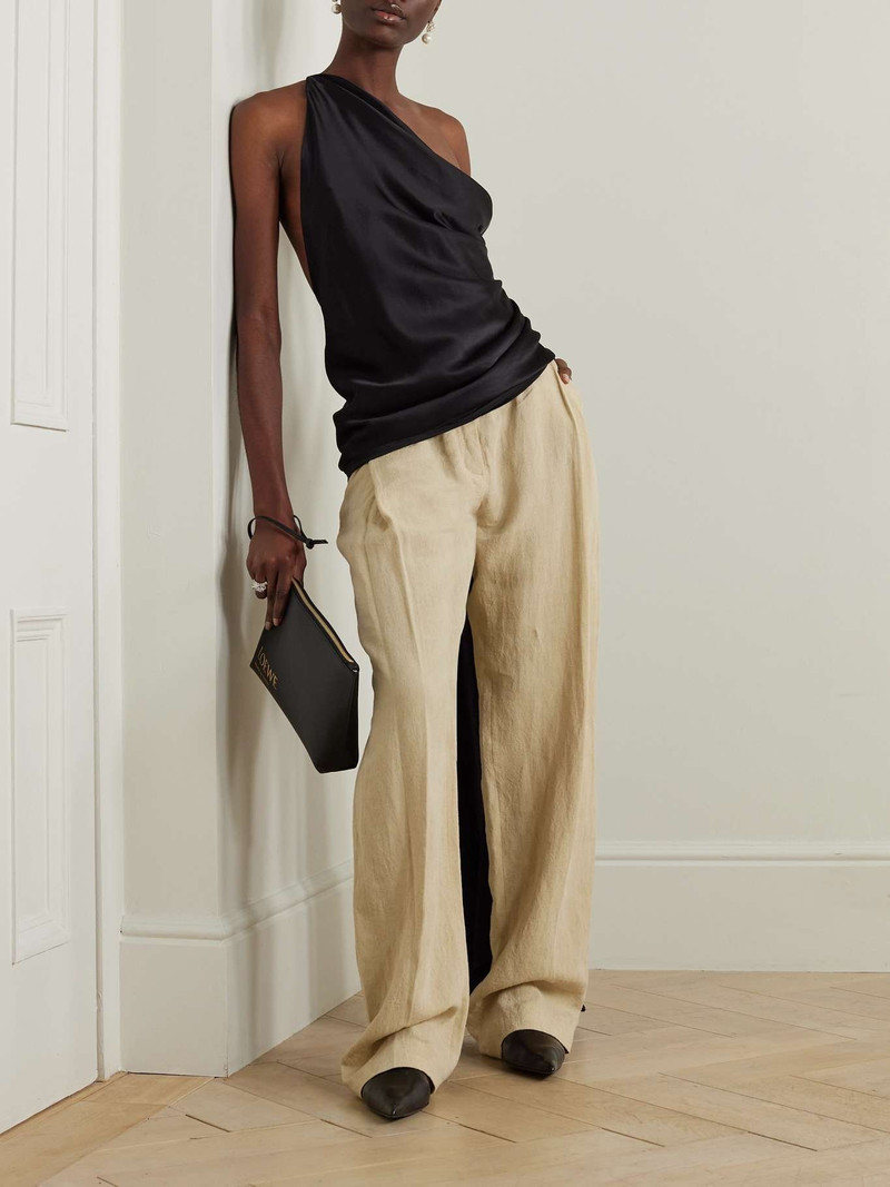 TOVE Gabrielle linen wide-leg pants outlook