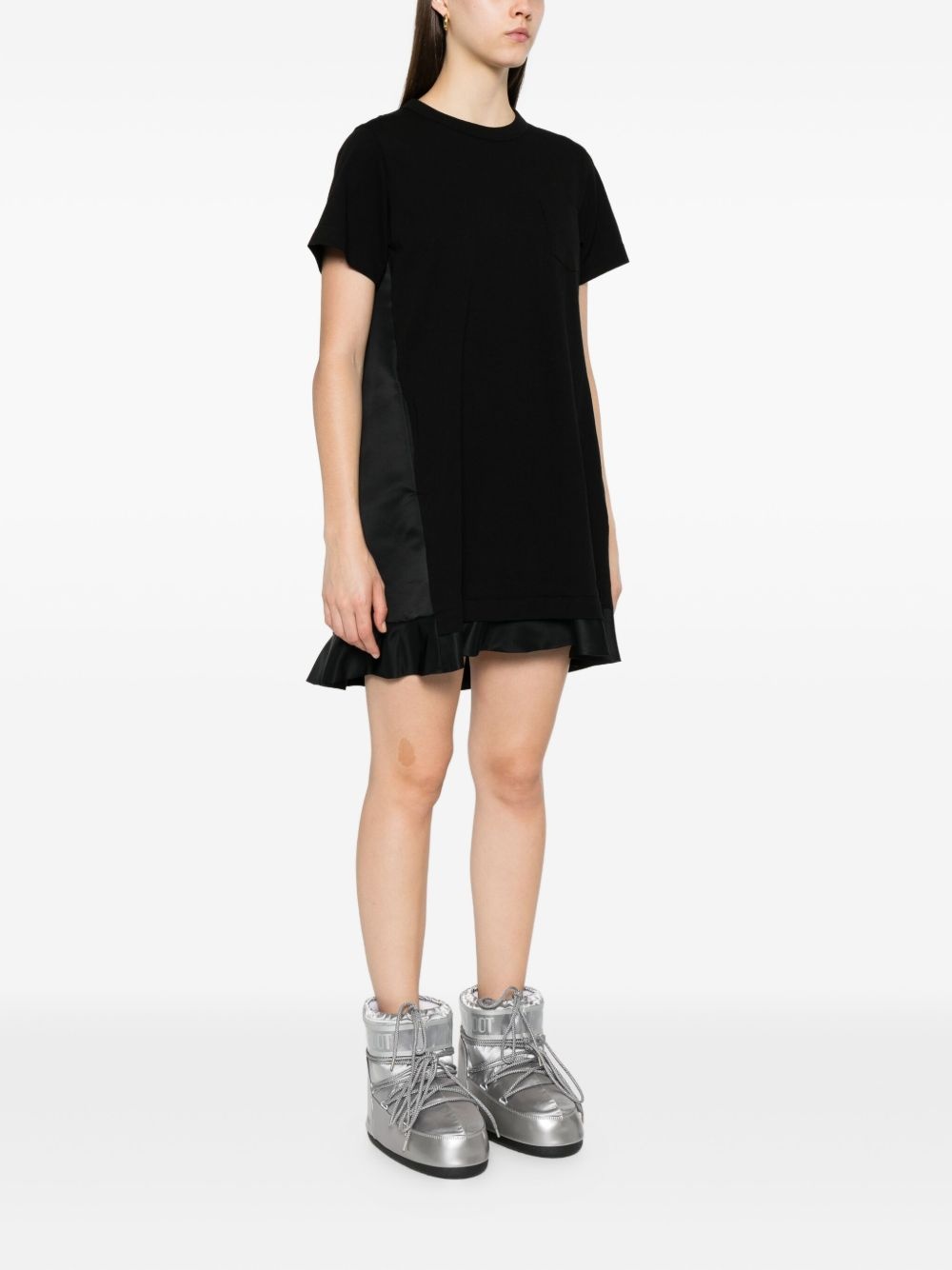 pocket ruffled mini day dress - 3