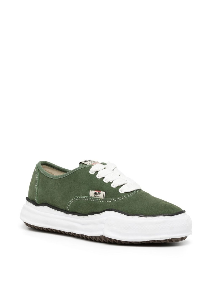 Maison MIHARAYASUHIRO Baker low-top suede sneakers outlook